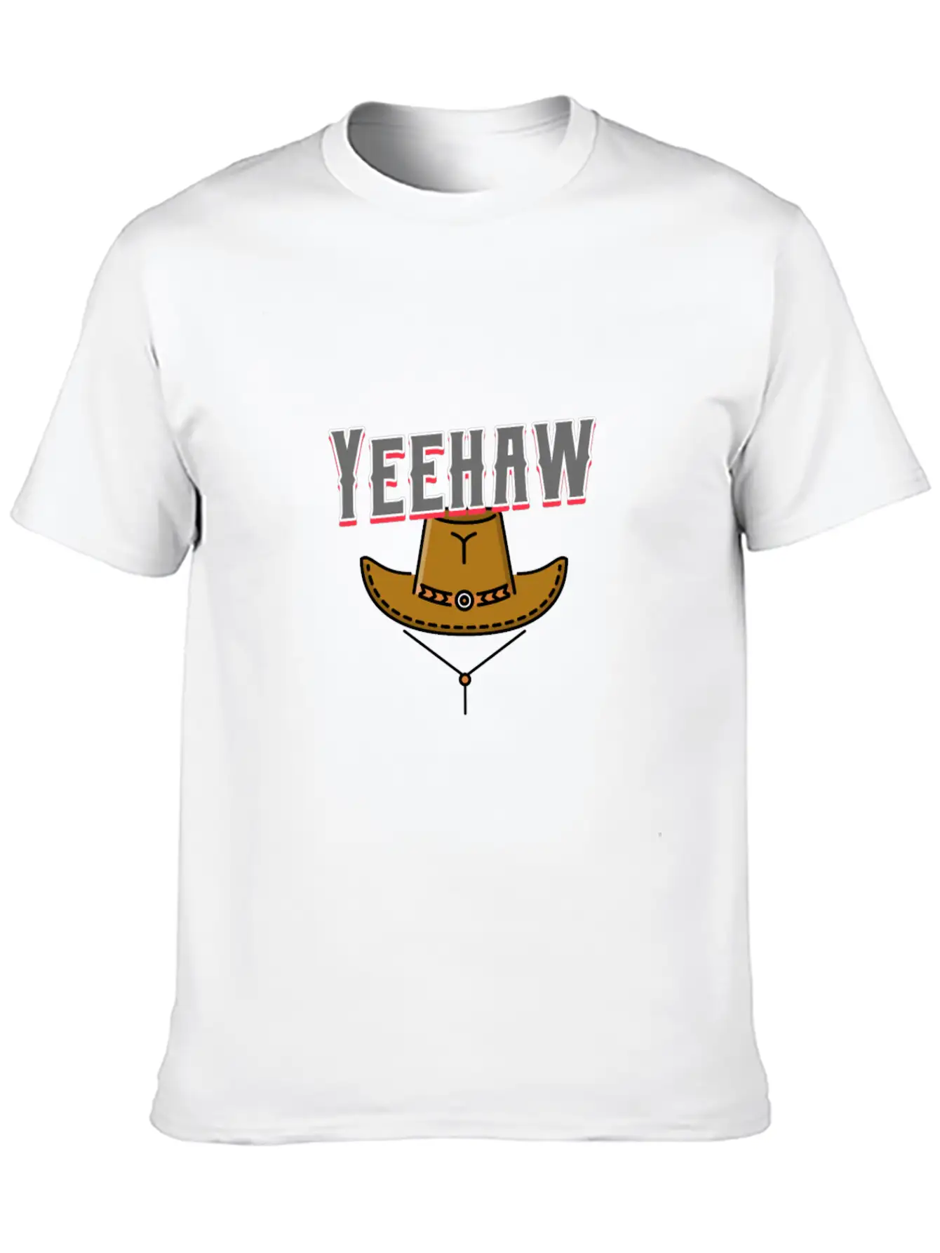 YEEHAW COWBOY Essential Cotton Tee For Daily Outfits – Unisex Style