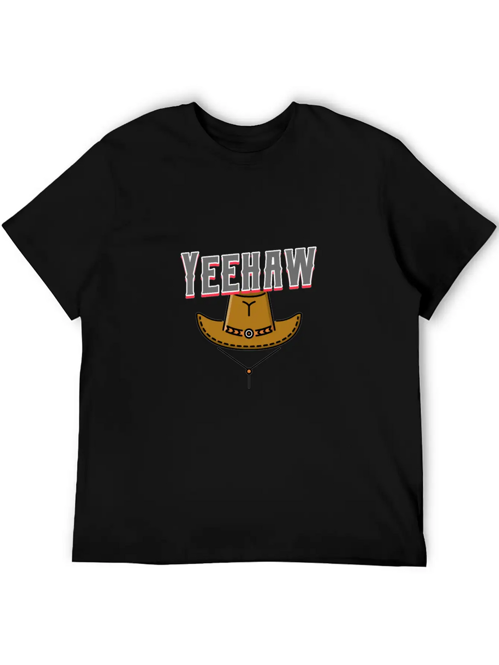 YEEHAW COWBOY Essential Cotton Tee For Daily Outfits – Unisex Style