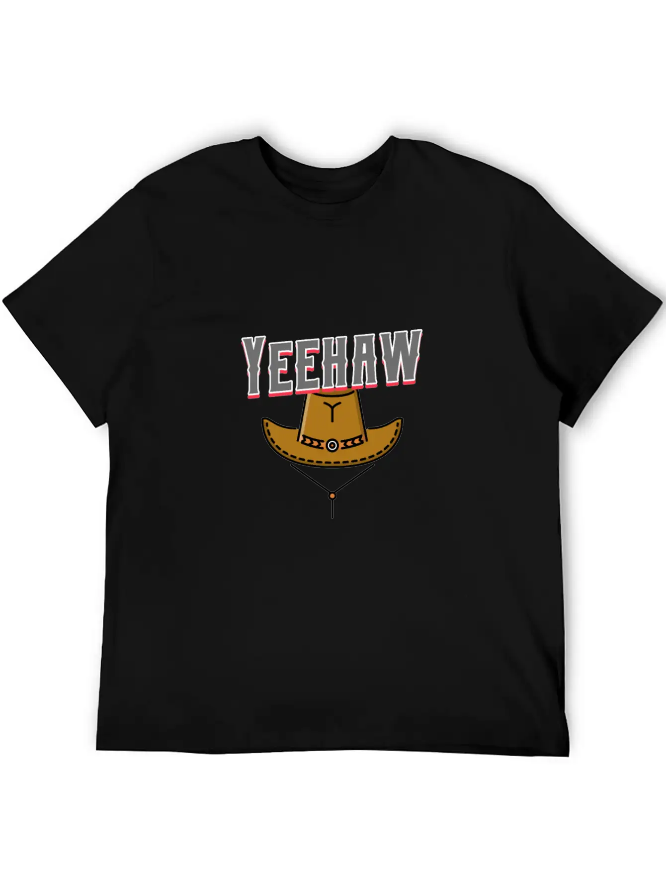 YEEHAW COWBOY Essential Cotton Tee For Daily Outfits – Unisex Style