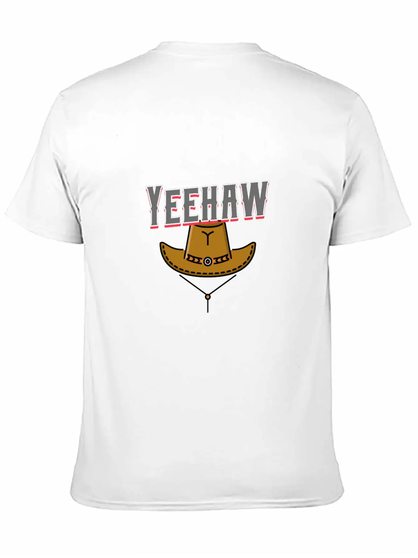 YEEHAW COWBOY Essential Cotton Tee For Daily Outfits – Unisex Style
