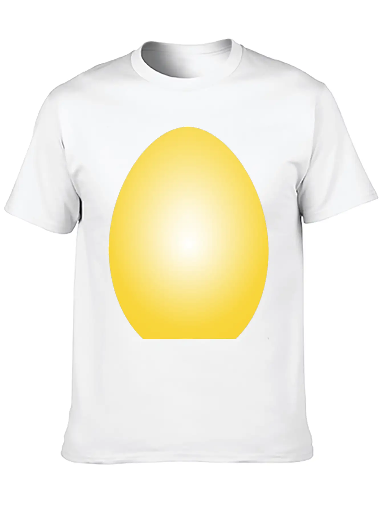 Yellow Easter Egg Timeless Short Sleeve Tee – Comfy And Minimalist Design