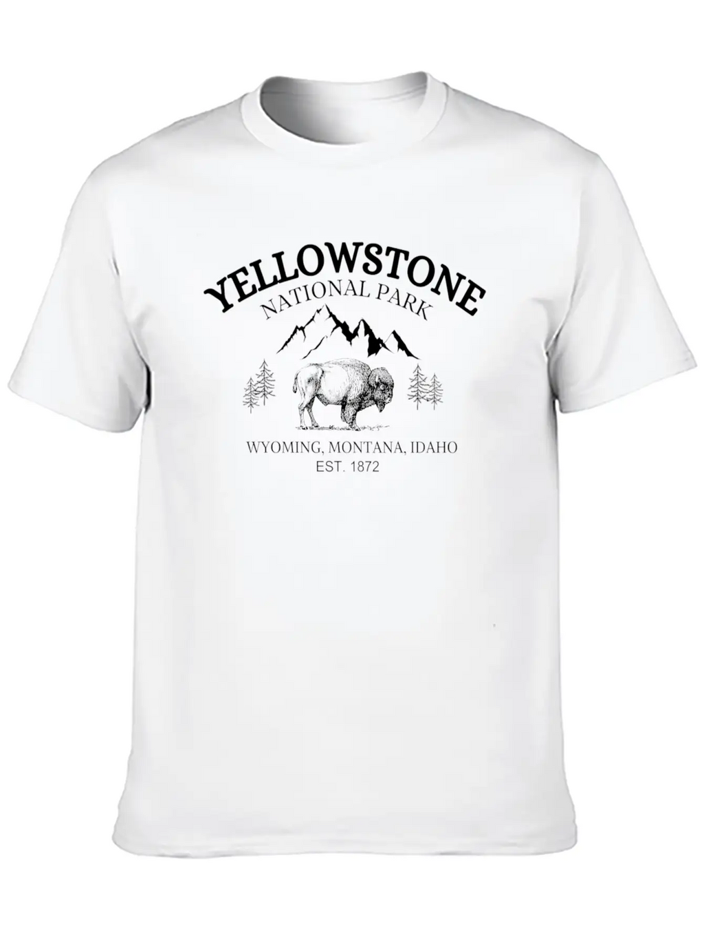 Yellowstone National Park Essential Cotton Tee For Daily Outfits – Unisex Style