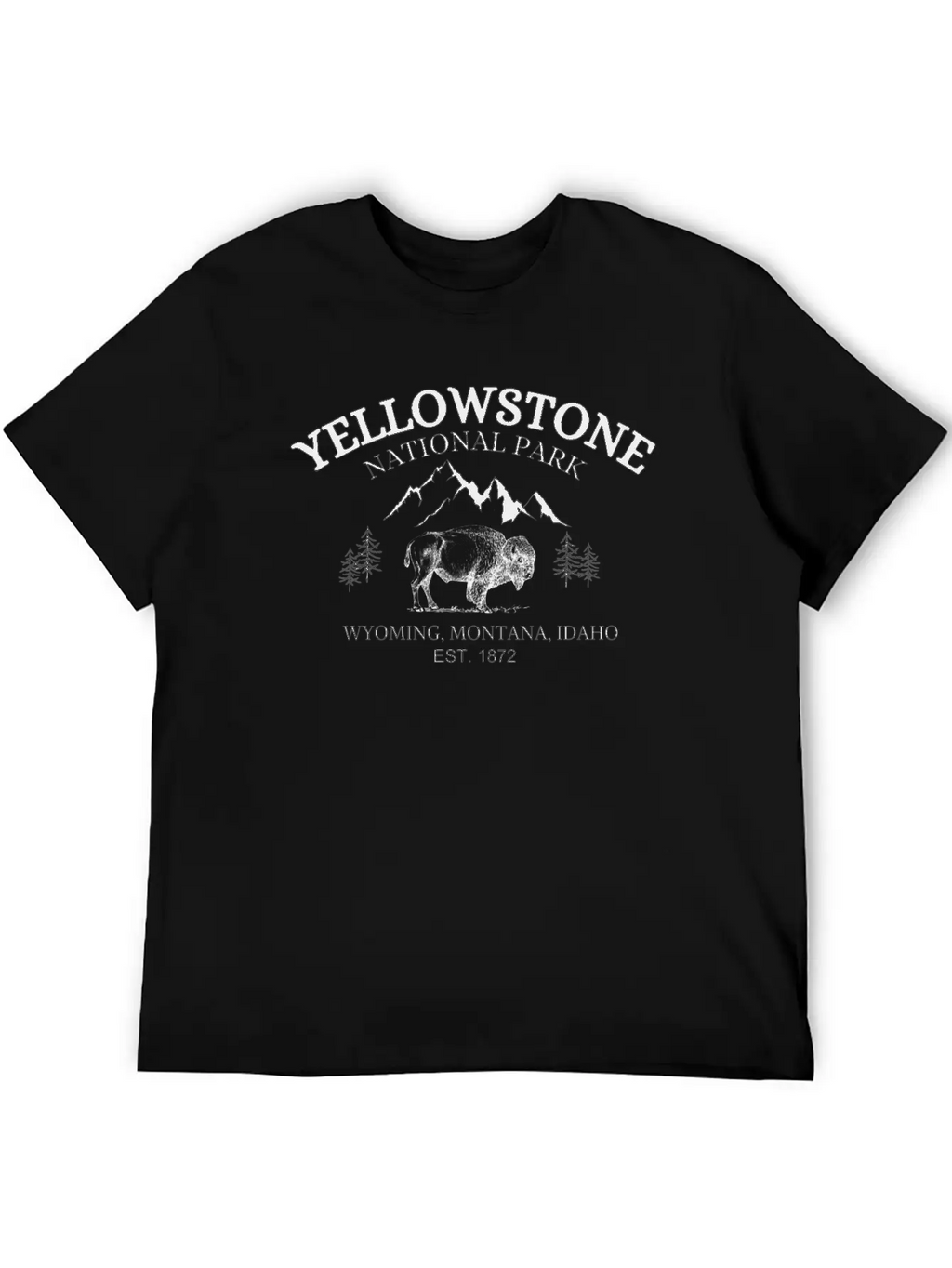 Yellowstone National Park Essential Cotton Tee For Daily Outfits – Unisex Style