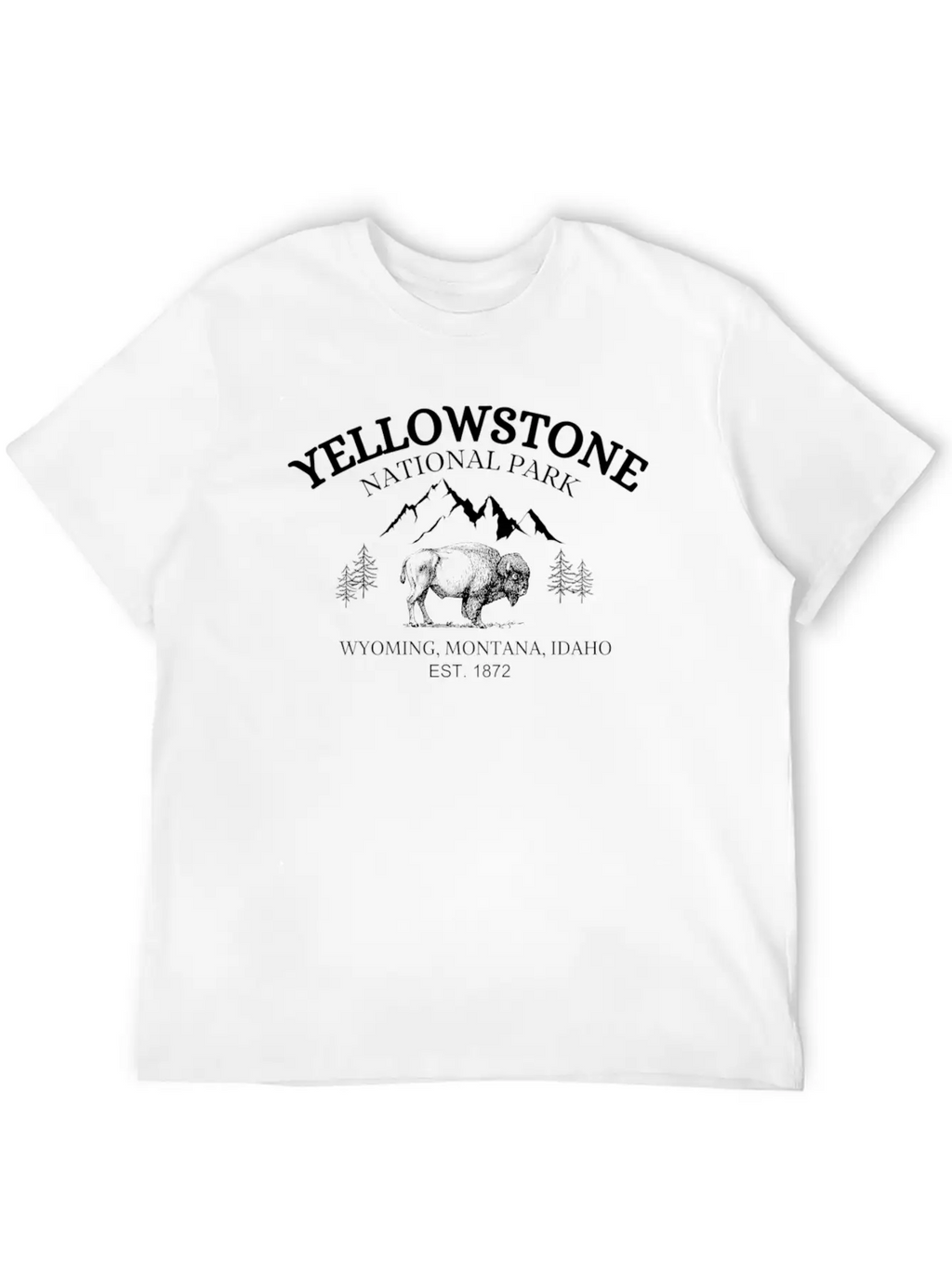 Yellowstone National Park Essential Cotton Tee For Daily Outfits – Unisex Style
