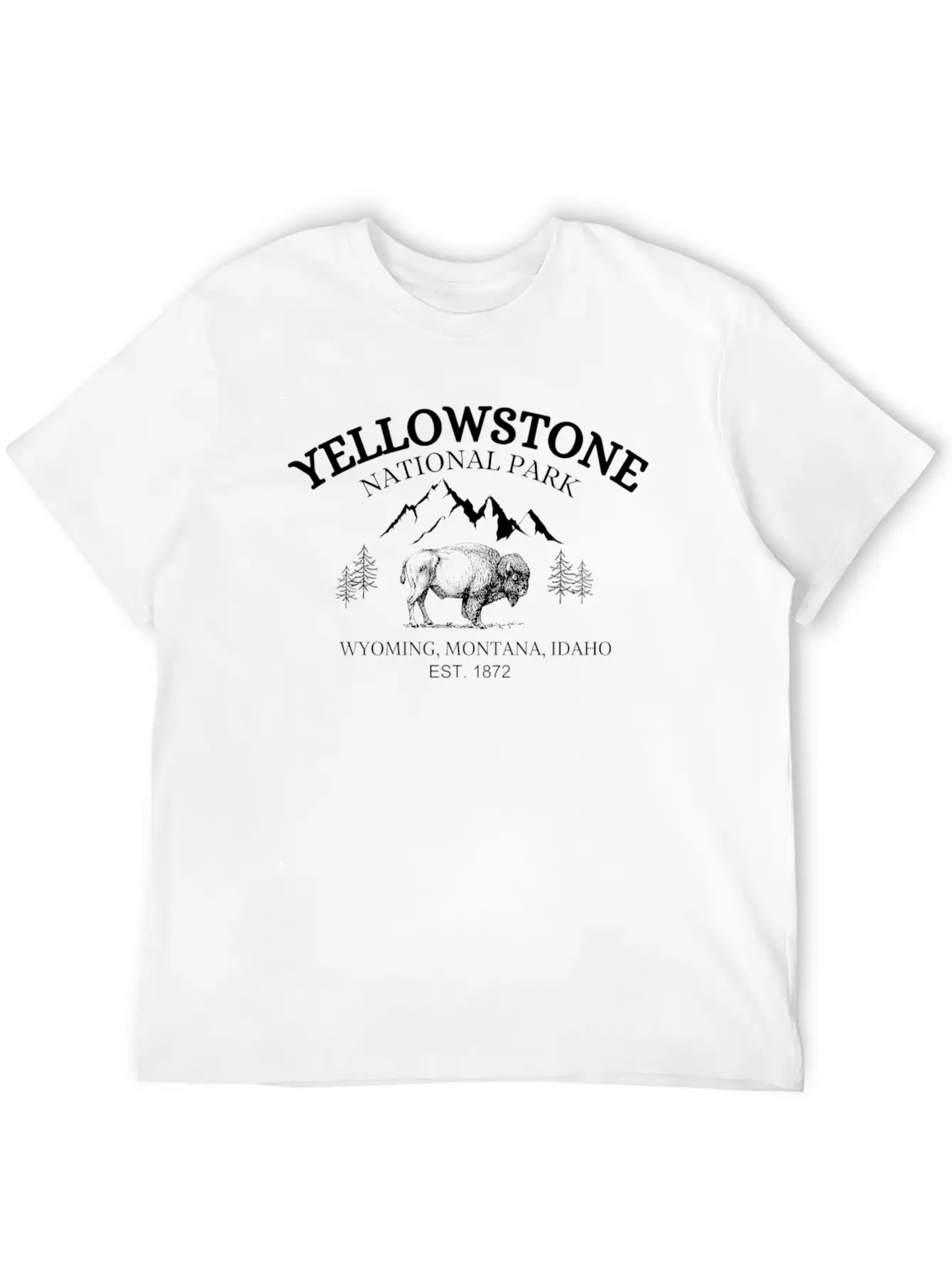 Yellowstone National Park Essential Cotton Tee For Daily Outfits – Unisex Style