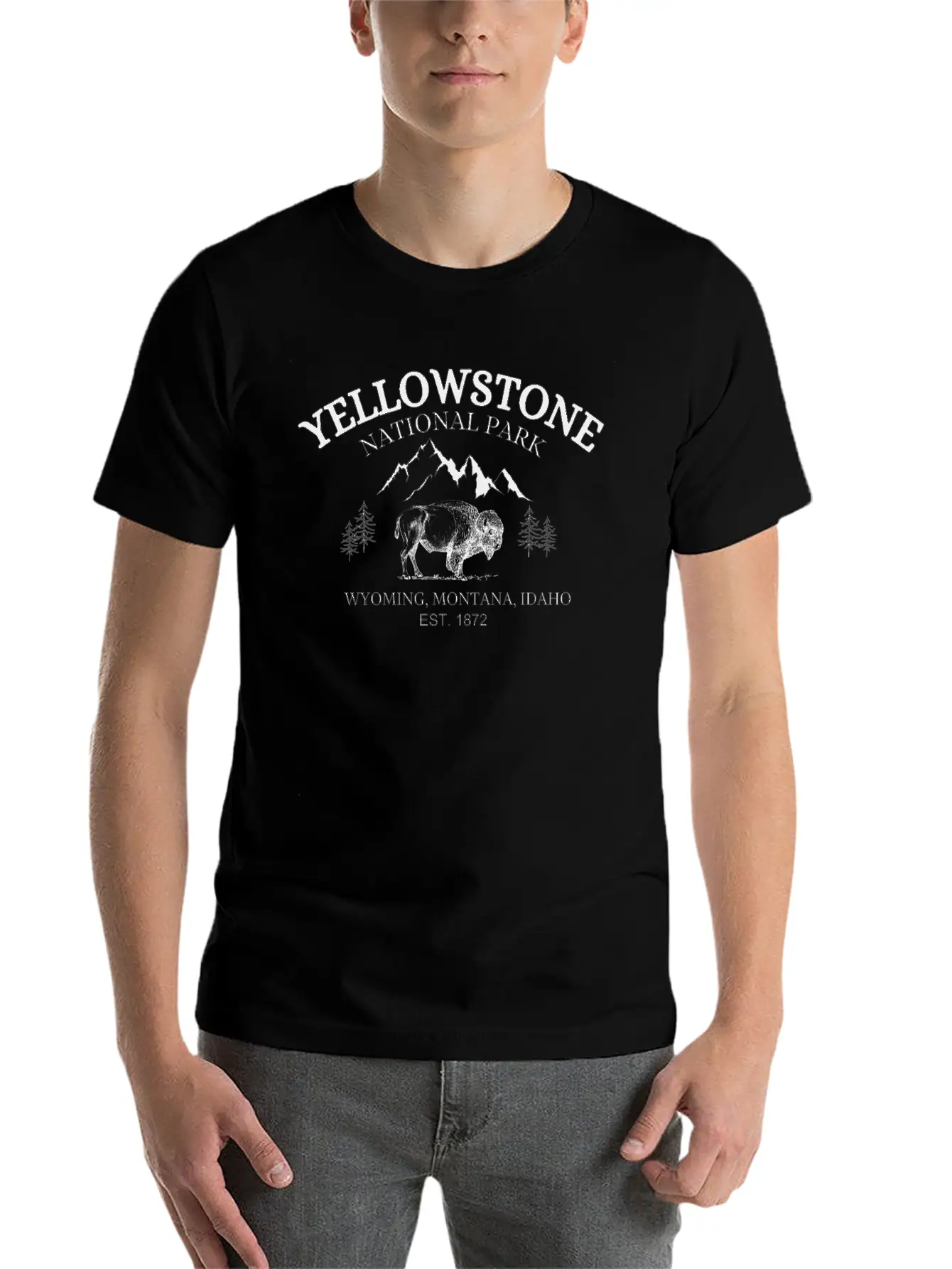 Yellowstone National Park Essential Cotton Tee For Daily Outfits – Unisex Style