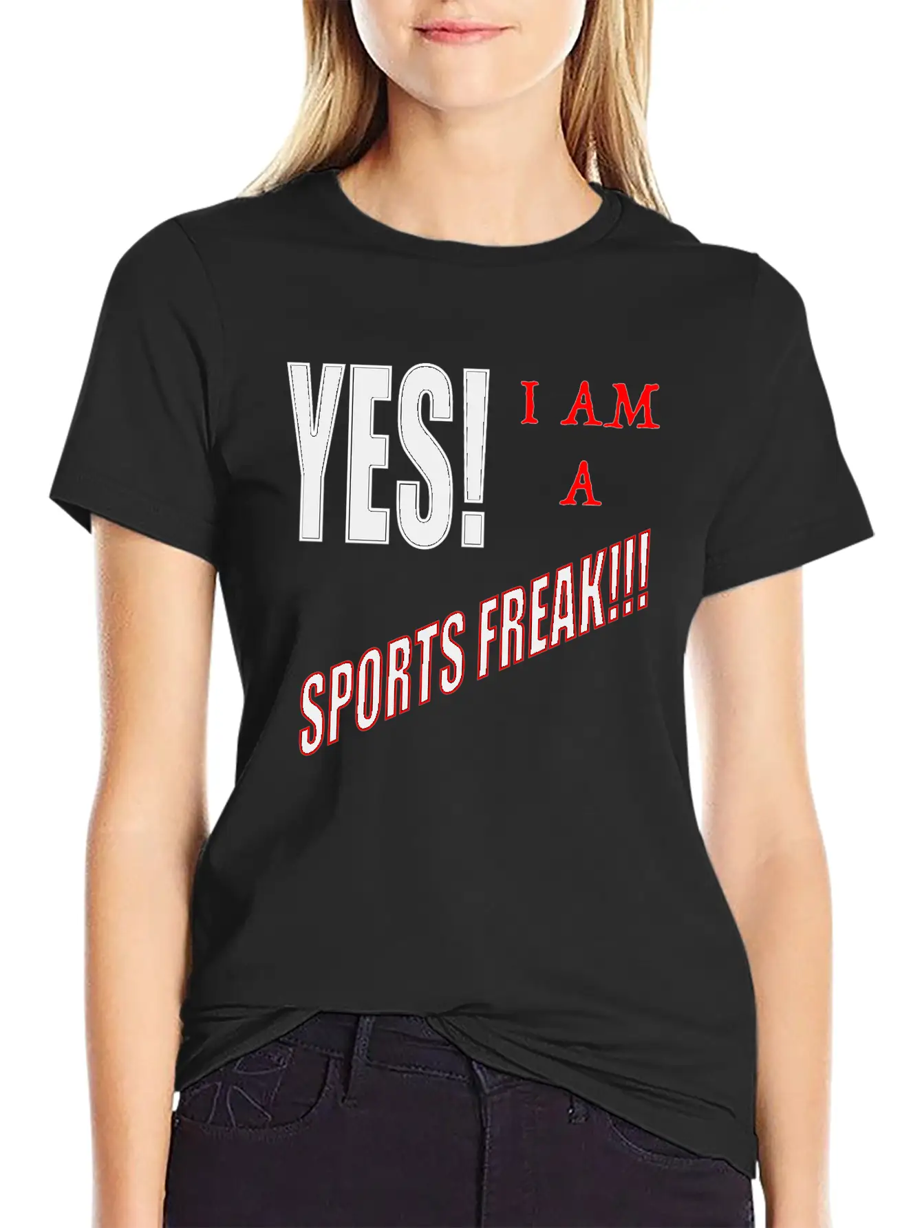 Yes I Am A Sports Freak Essential Unisex Summer Tee – Soft Cotton Casual Fit