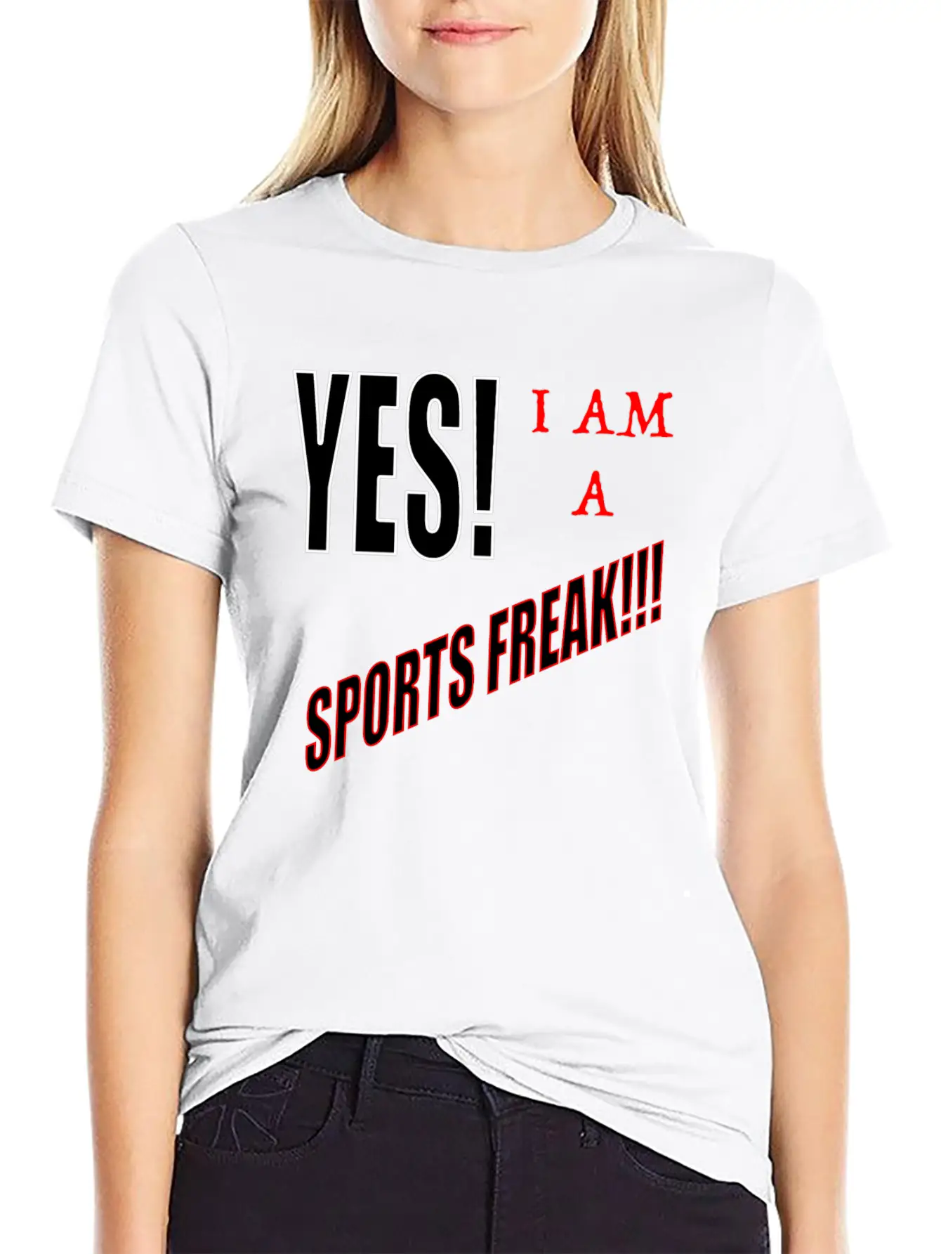 Yes I Am A Sports Freak Essential Unisex Summer Tee – Soft Cotton Casual Fit