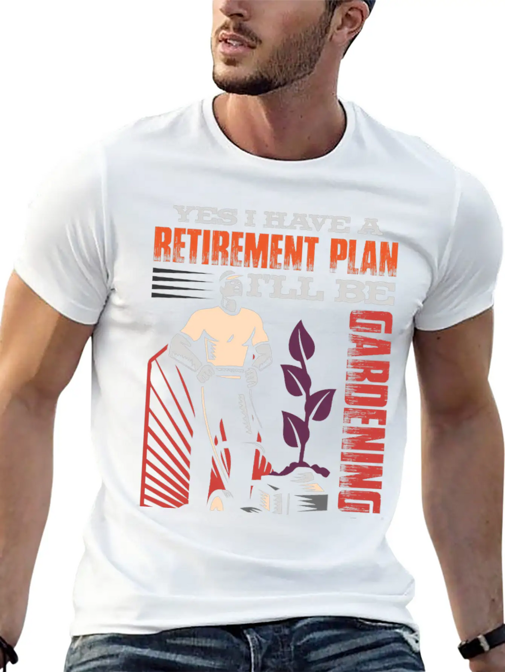 Yes, I Have A Retirement Plan - I Will Be Gardening Gift Idea Breathable Graphic T-Shirt – Perfect For Casual Days