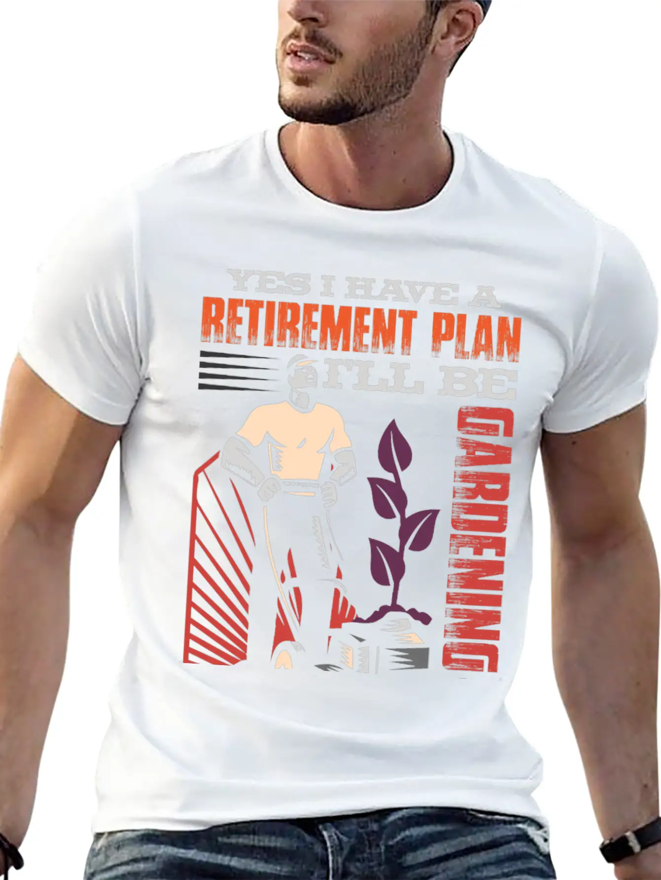 Yes, I Have A Retirement Plan - I Will Be Gardening Gift Idea Breathable Graphic T-Shirt – Perfect For Casual Days