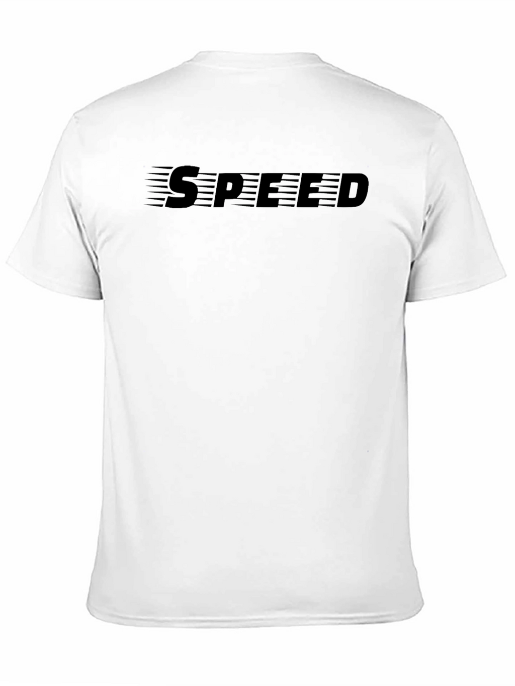 Mens Black SPEED Graphic Tee - Soft & Stylish