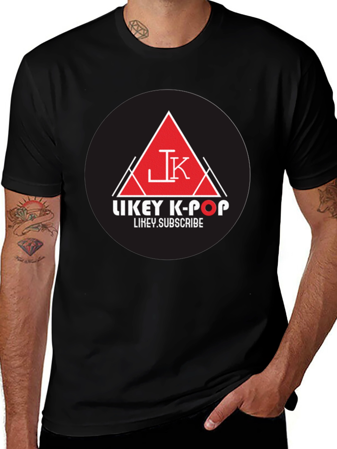 Likey K-Pop Black T-Shirt