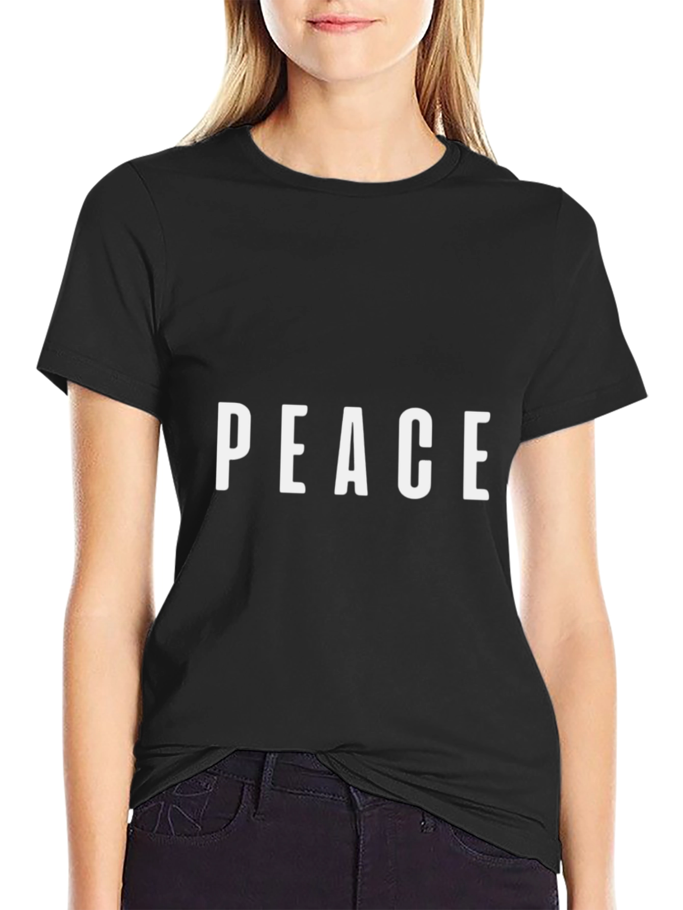 Peace T-Shirt - Black - Menswear