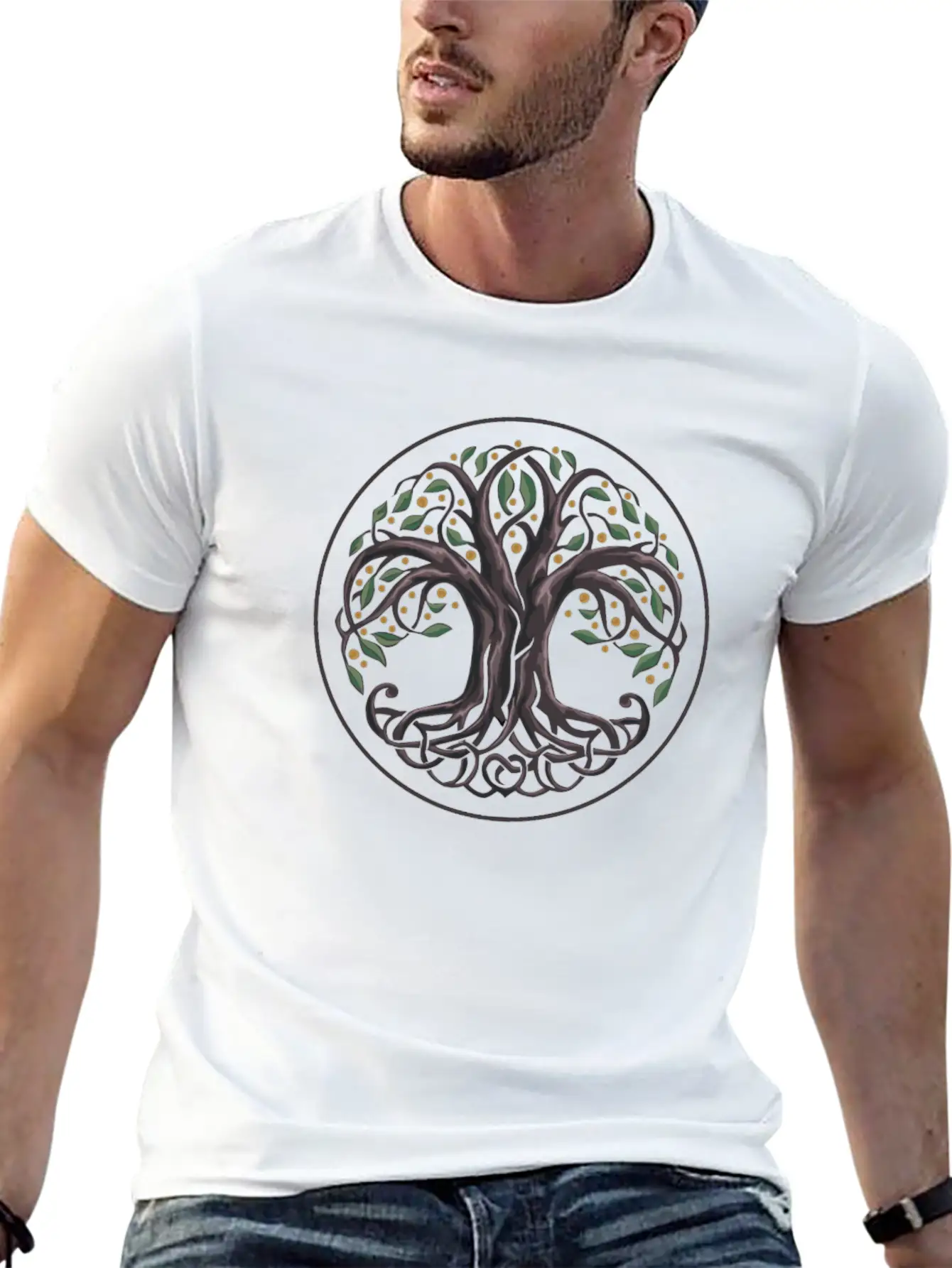 Yggdrasil Tree Of Life Norse Mythology Viking Symb Classic Cotton Tee – Unisex Comfort For Any Season