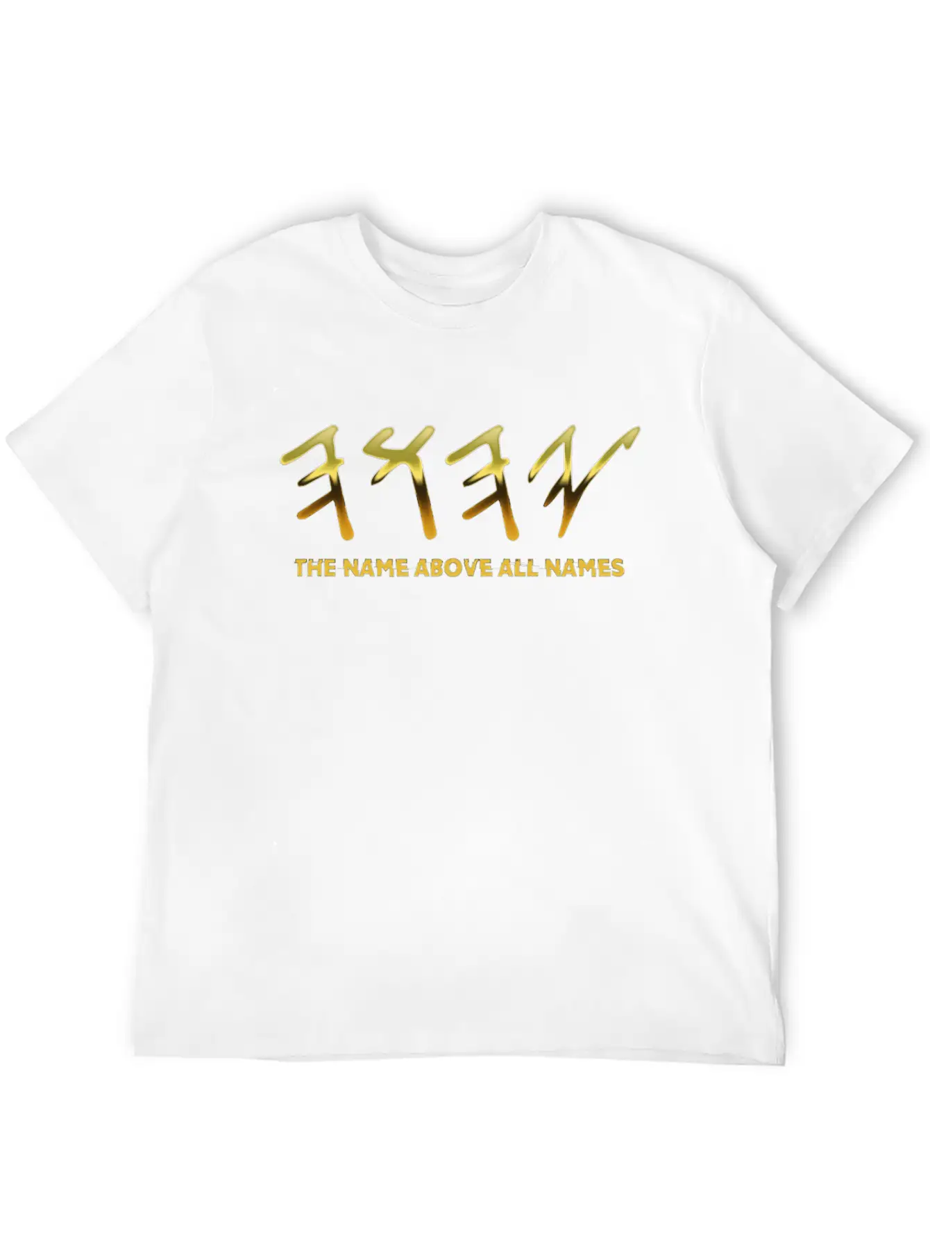 YHWH The Name Above All Names Yeshua Classic Cotton Tee – Unisex Comfort For Any Season