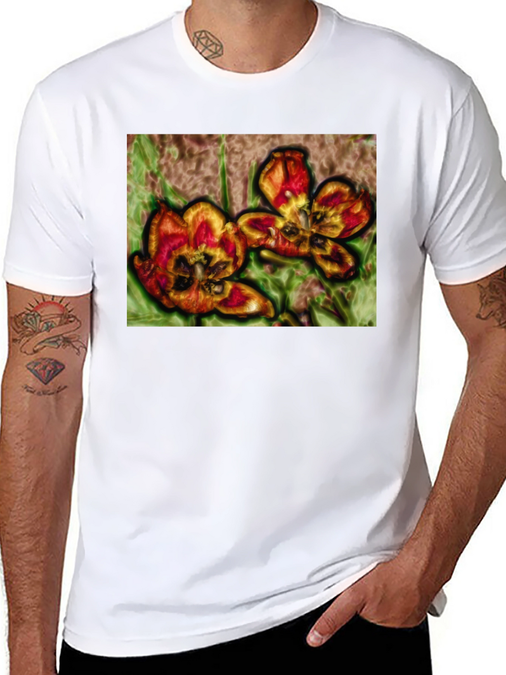 Floral Graphic Print T-Shirt