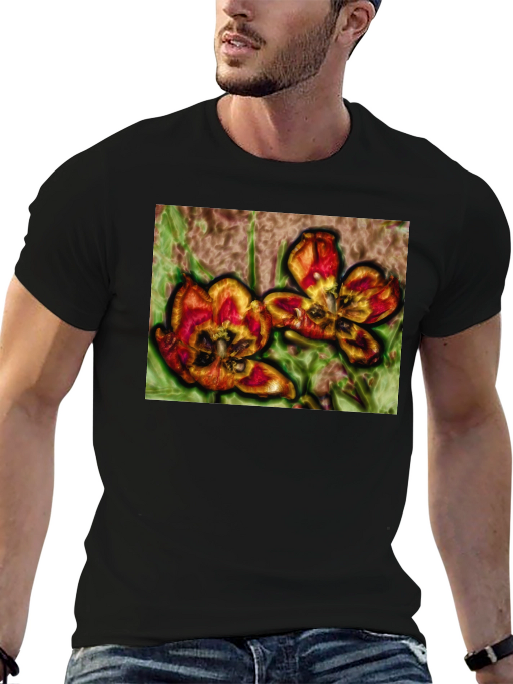 Floral Graphic Print T-Shirt