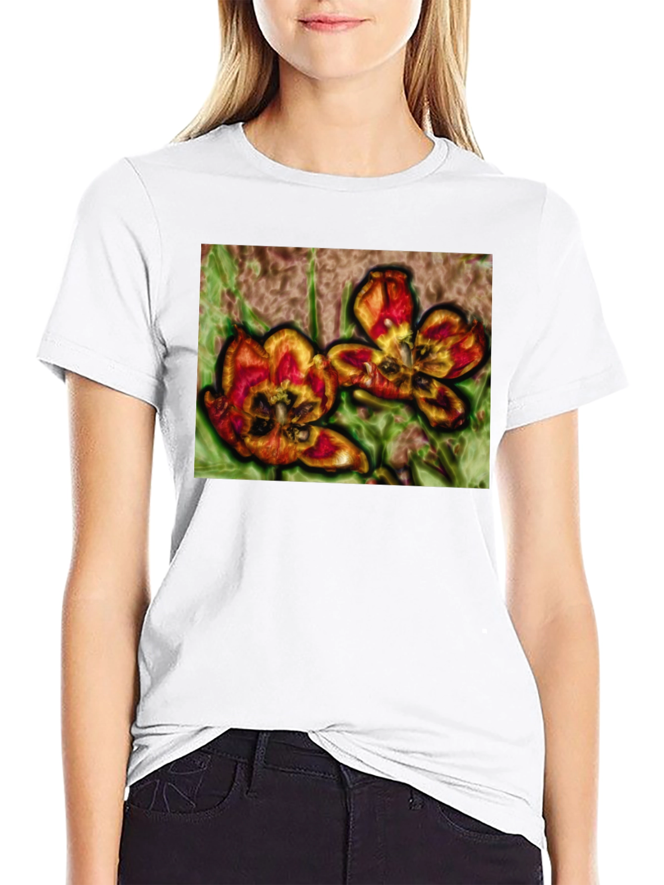 Floral Graphic Print T-Shirt
