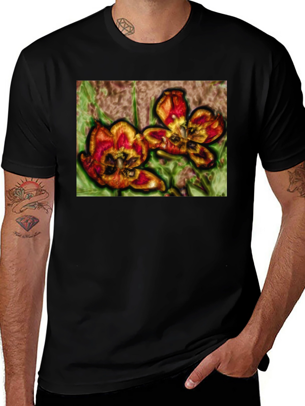 Floral Graphic Print T-Shirt
