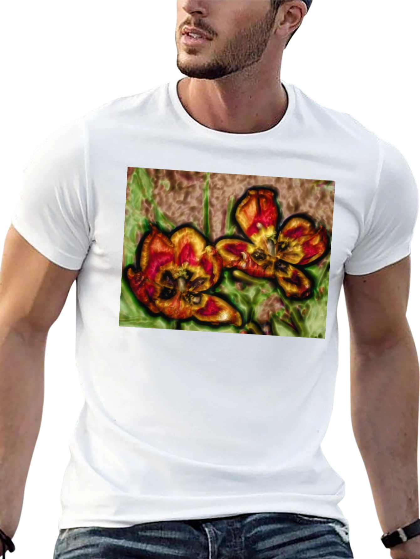 Floral Graphic Print T-Shirt
