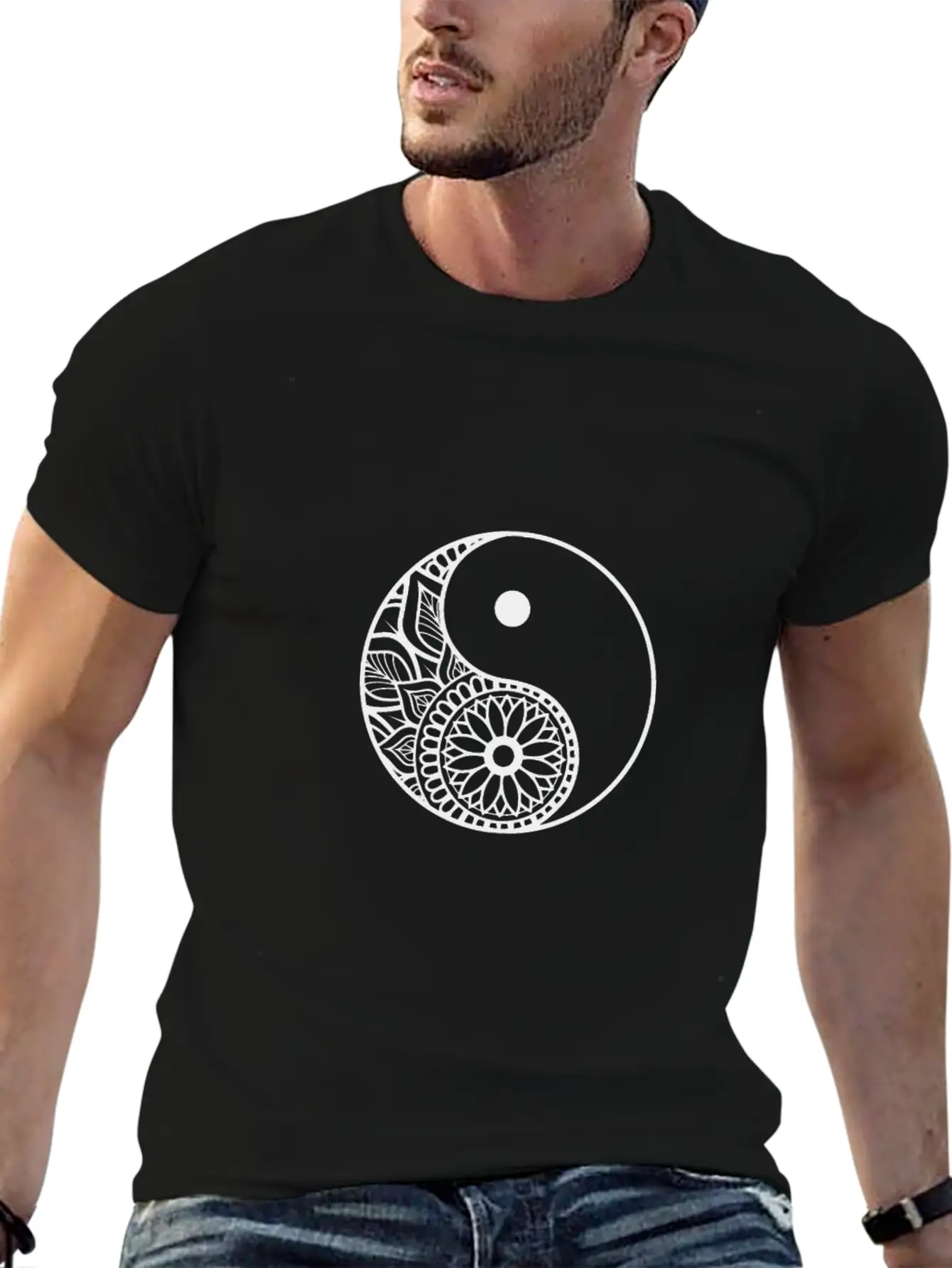 Yin And Yang Balance Symbol Unisex Casual T-Shirt – Clean Design For Daily Comfort