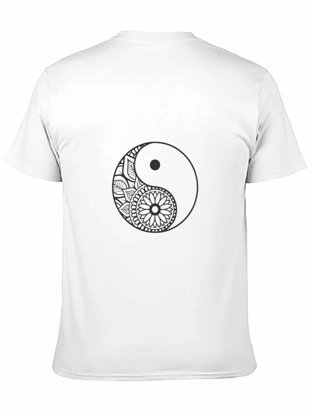 Yin And Yang Balance Symbol Unisex Casual T-Shirt – Clean Design For Daily Comfort