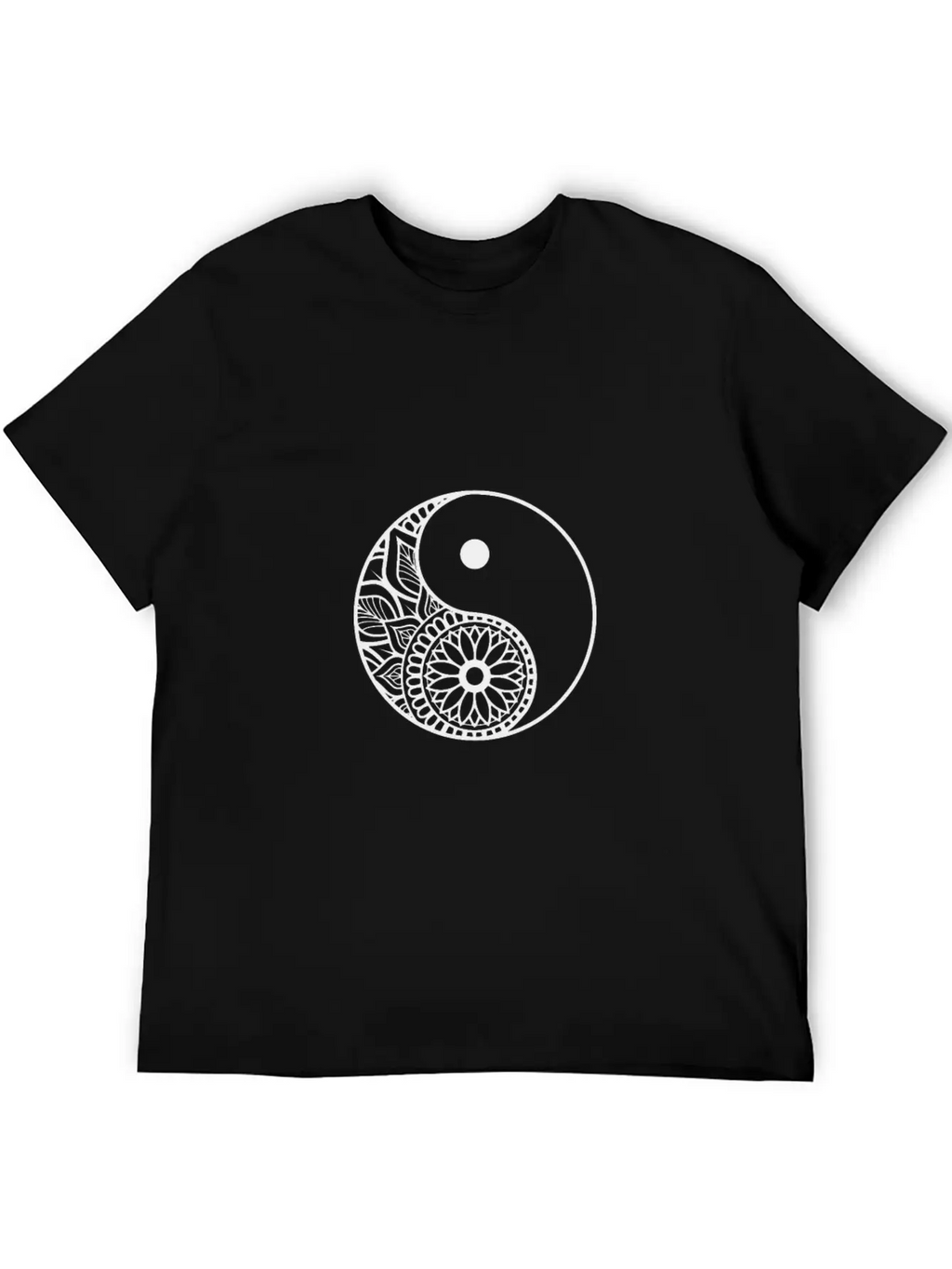Yin And Yang Balance Symbol Unisex Casual T-Shirt – Clean Design For Daily Comfort