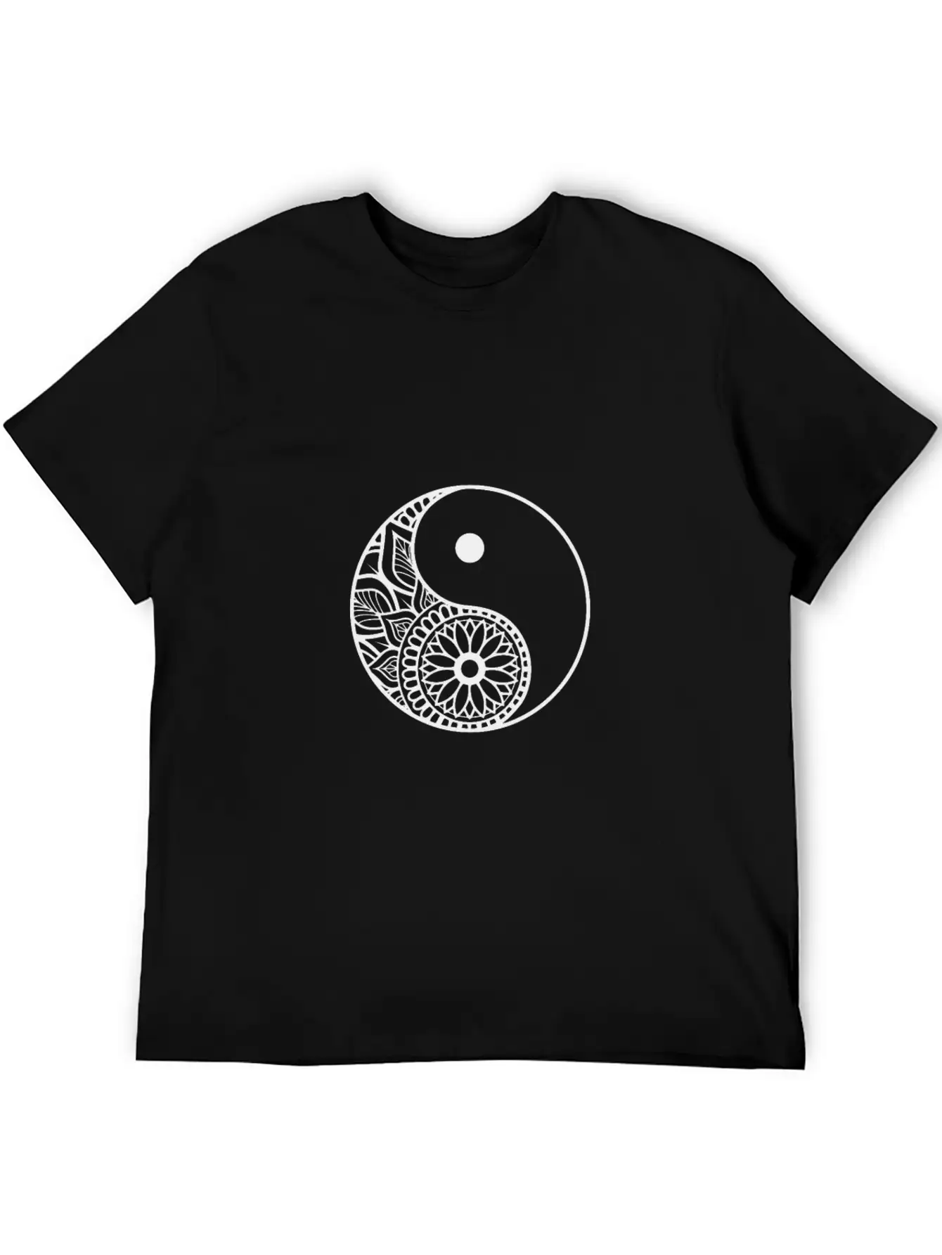 Yin And Yang Balance Symbol Unisex Casual T-Shirt – Clean Design For Daily Comfort