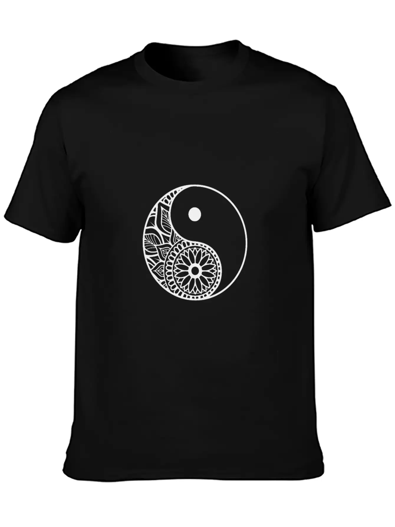 Yin And Yang Balance Symbol Unisex Casual T-Shirt – Clean Design For Daily Comfort