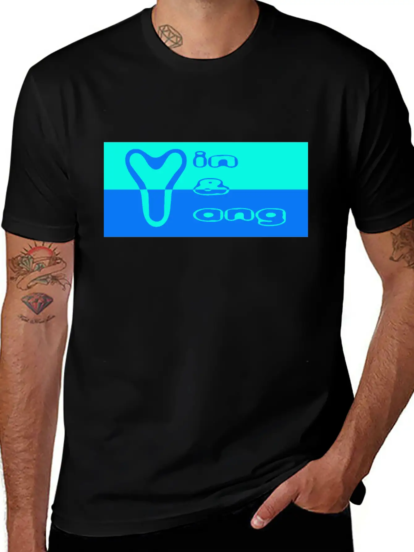 Yin And Yang Stylish Everyday T-Shirt – Unisex Basic Cotton Tee