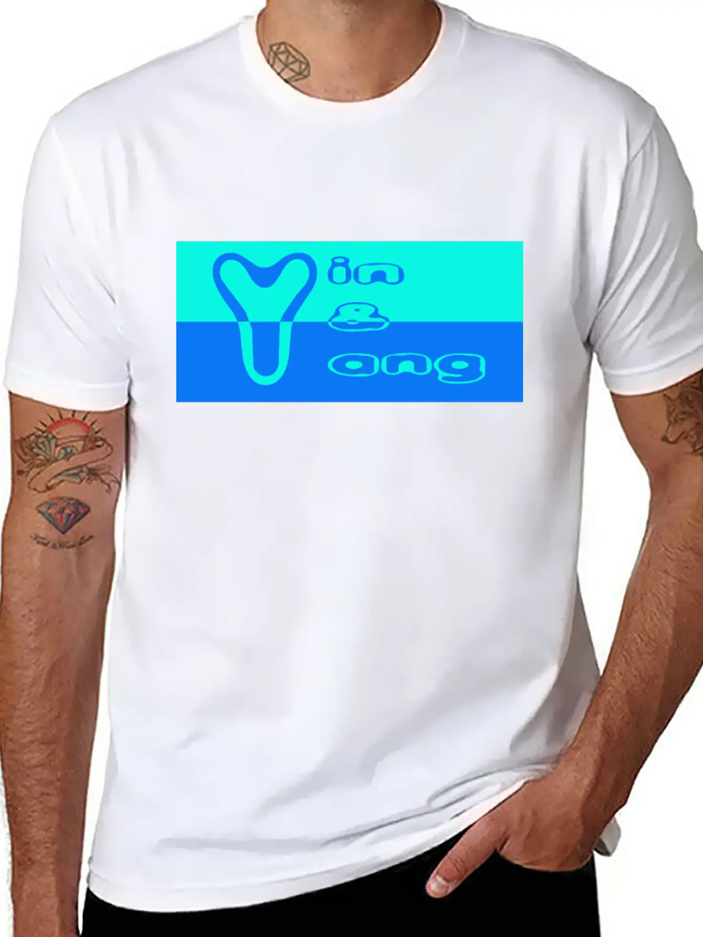 Yin And Yang Stylish Everyday T-Shirt – Unisex Basic Cotton Tee