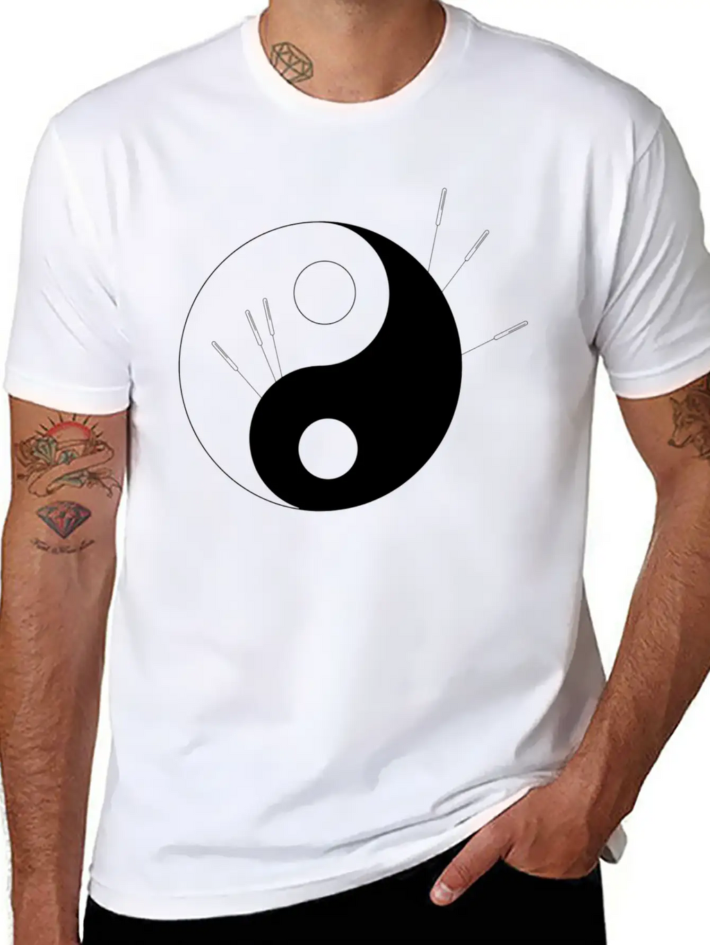 Ying Yang Acupuncture Therapist Classic Cotton Tee – Unisex Comfort For Any Season