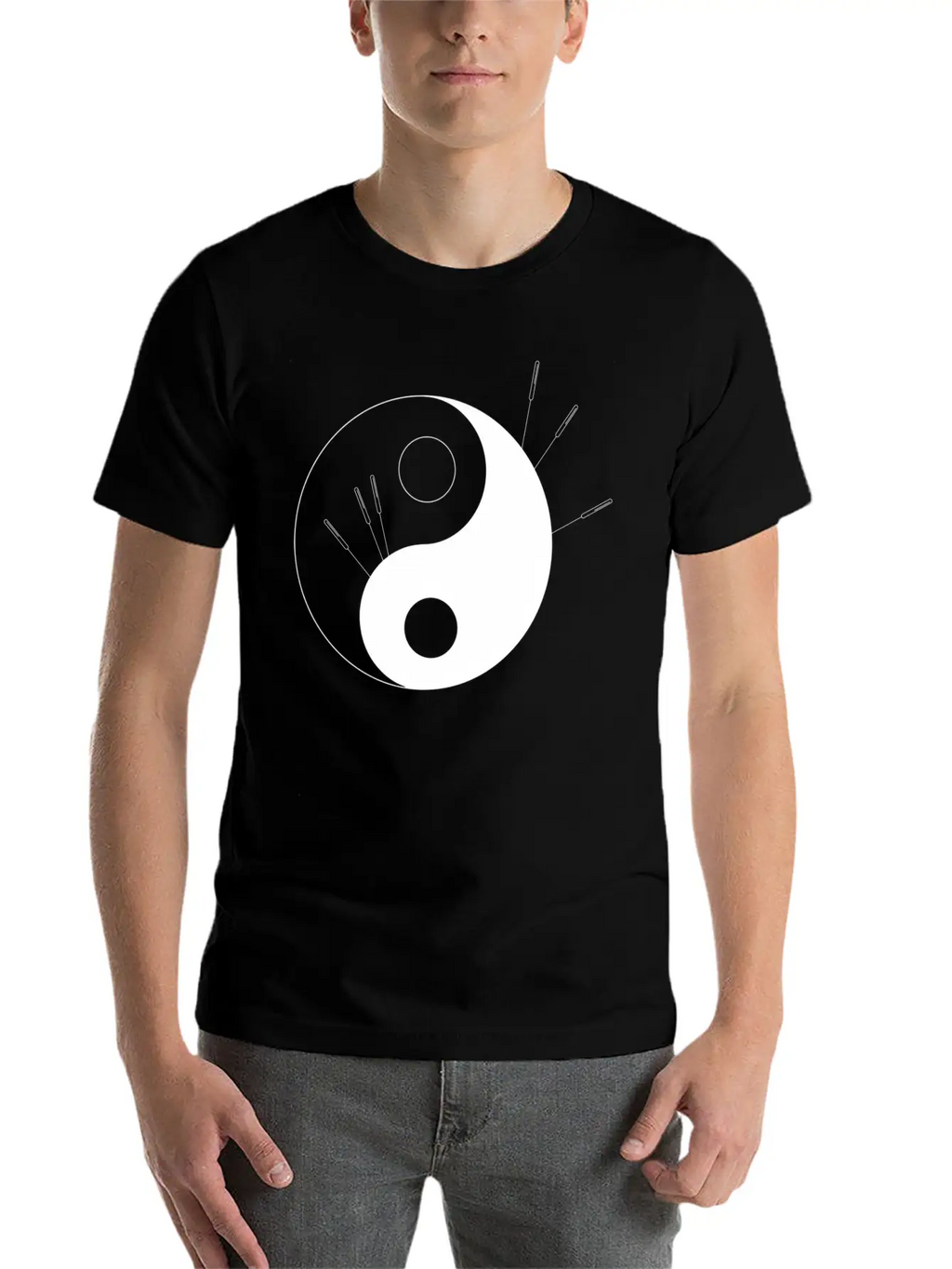 Ying Yang Acupuncture Therapist Classic Cotton Tee – Unisex Comfort For Any Season