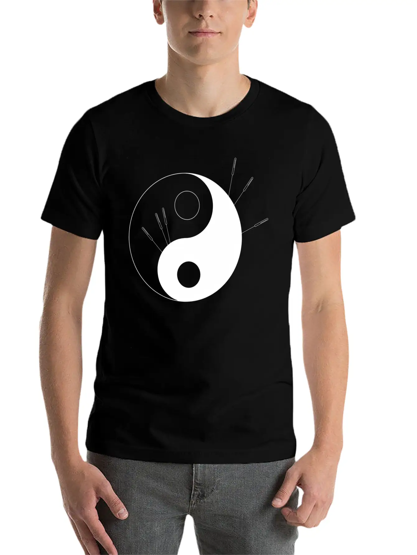 Ying Yang Acupuncture Therapist Classic Cotton Tee – Unisex Comfort For Any Season