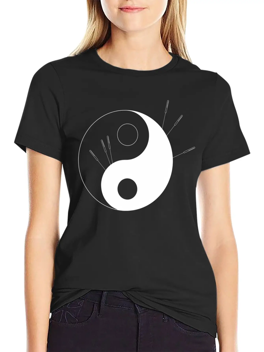 Ying Yang Acupuncture Therapist Classic Cotton Tee – Unisex Comfort For Any Season
