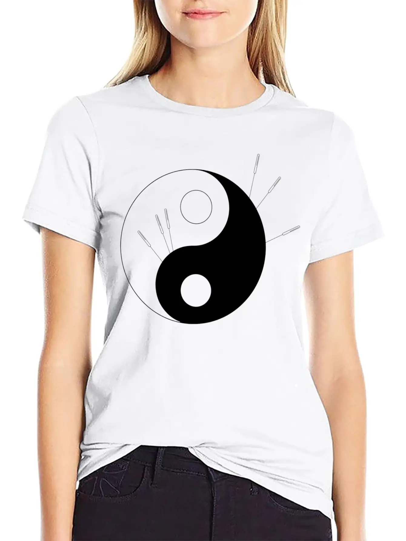 Ying Yang Acupuncture Therapist Classic Cotton Tee – Unisex Comfort For Any Season