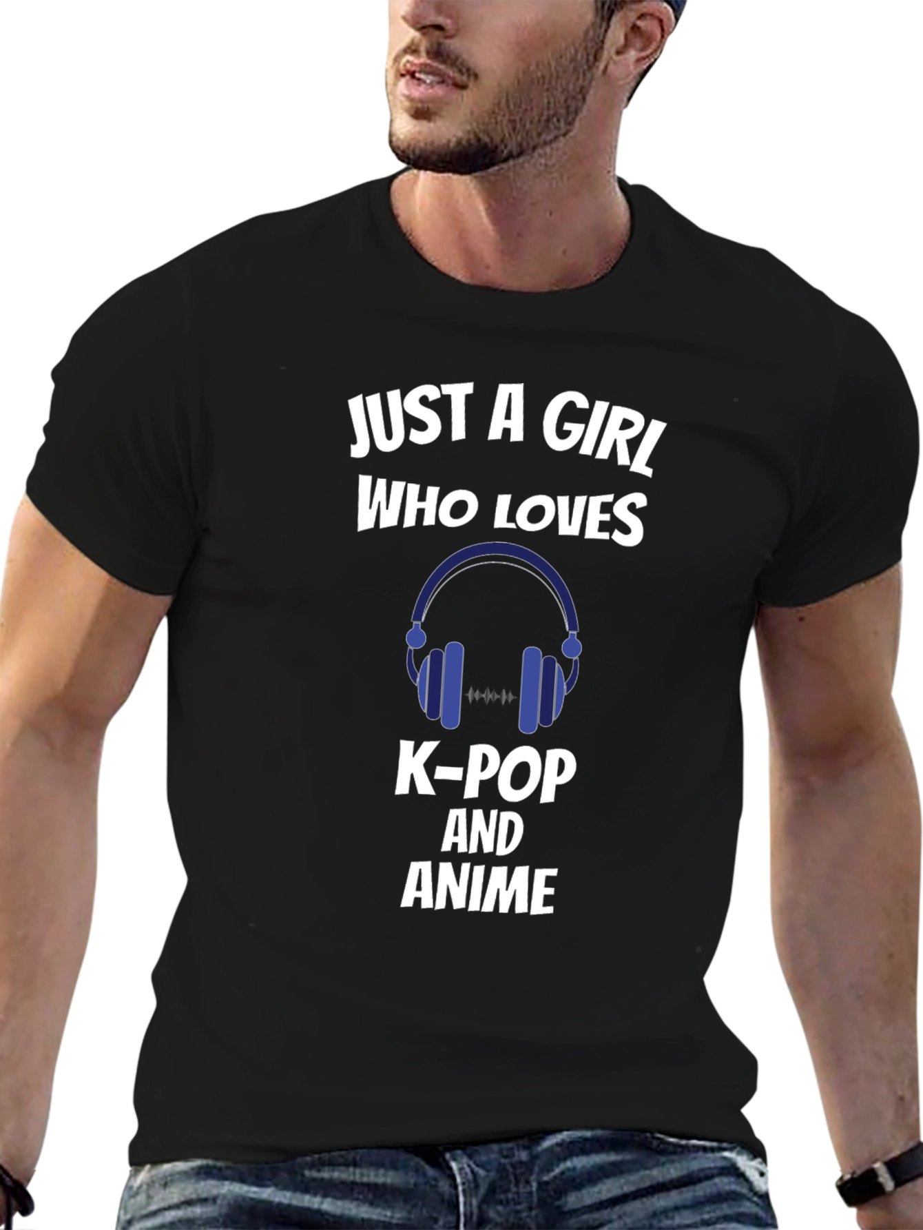 Just a Girl Who Loves K-Pop and Anime T-Shirt