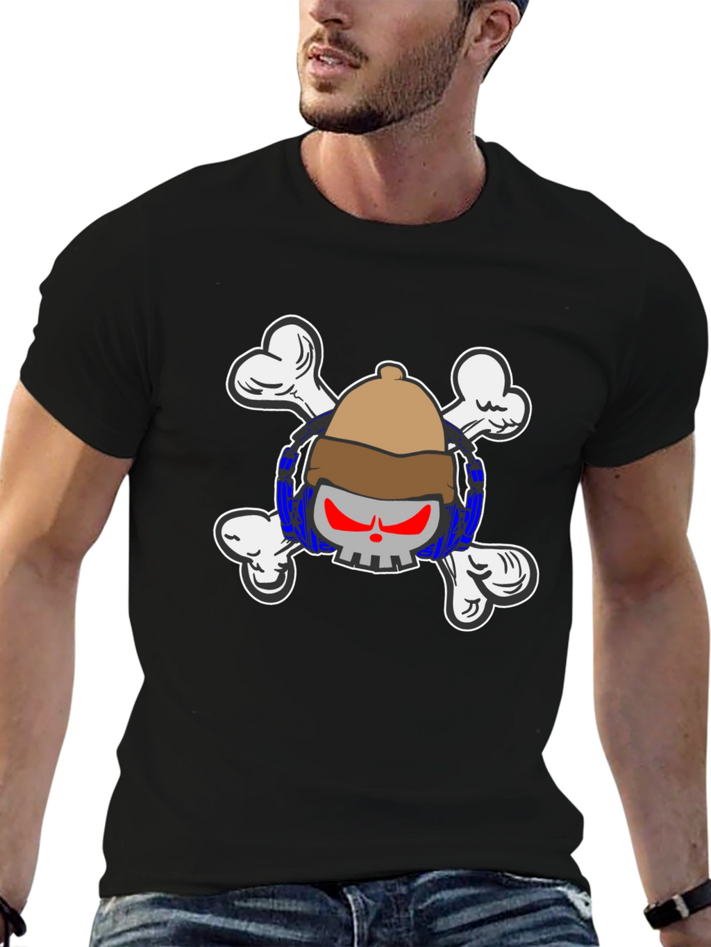 Skull & Crossbones T-Shirt - Pirate Design