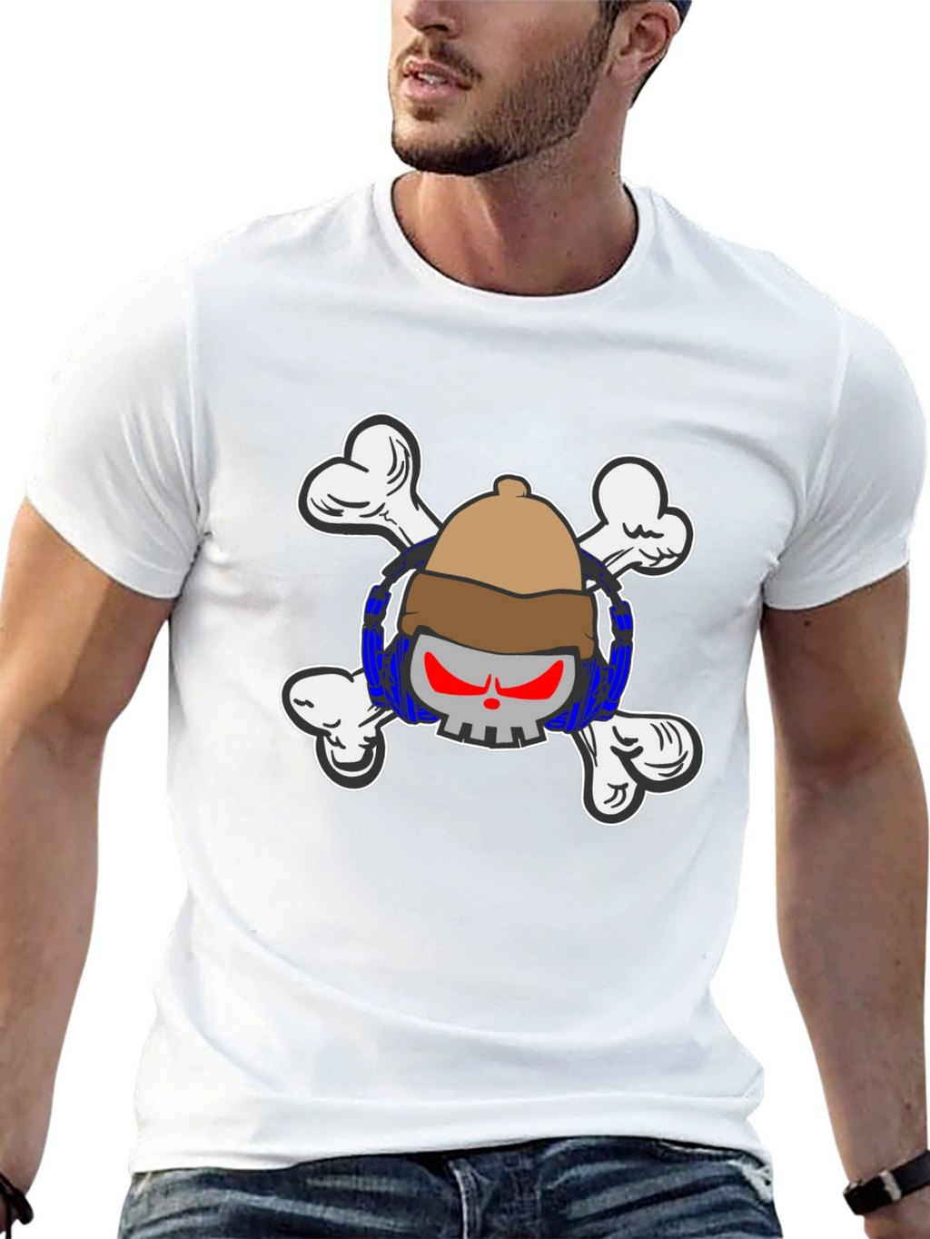 Skull & Crossbones T-Shirt - Pirate Design