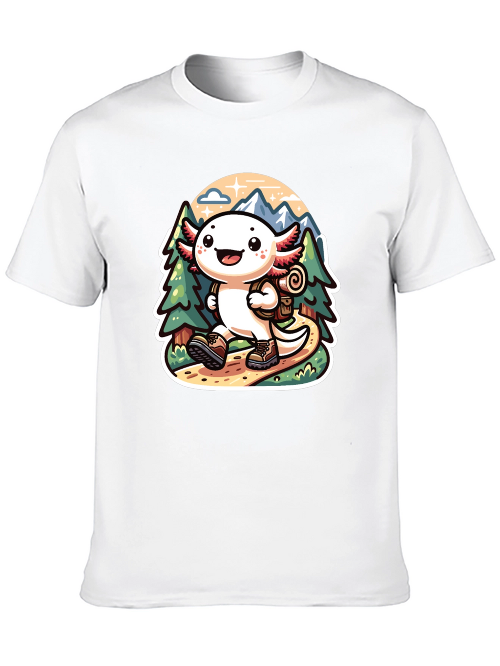 Axolotl Hiking T-Shirt