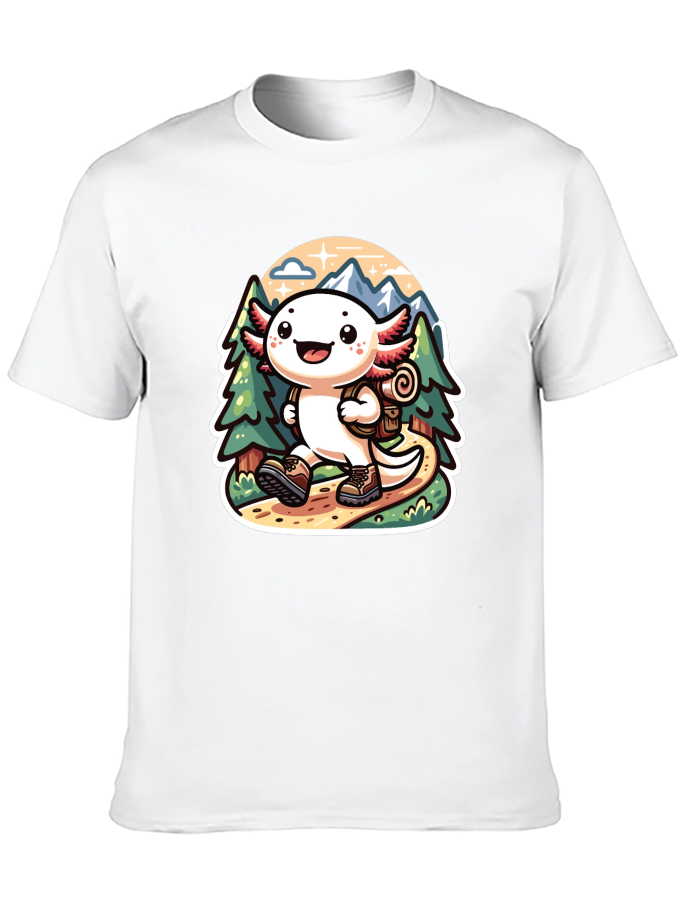 Axolotl Hiking T-Shirt