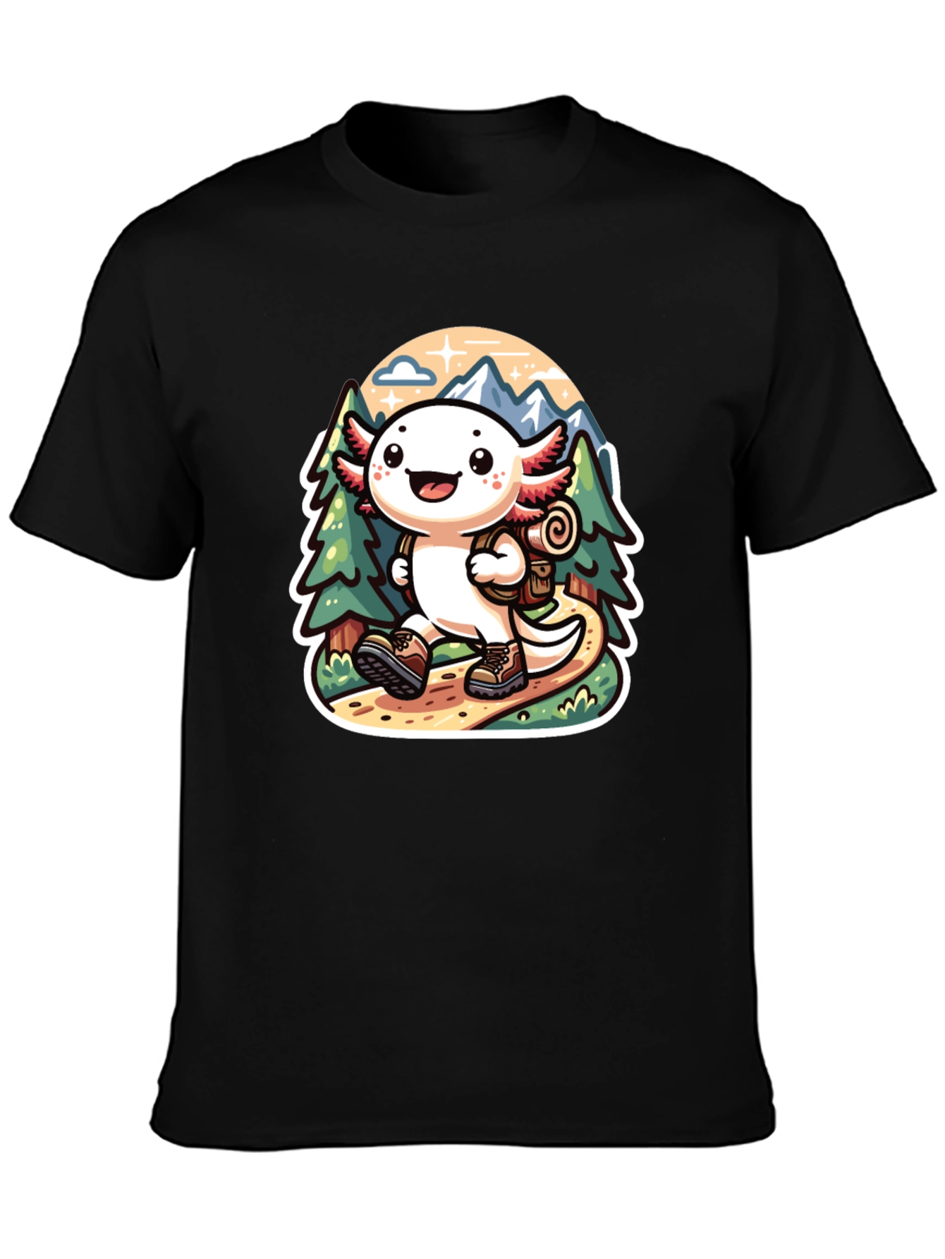 Axolotl Hiking T-Shirt