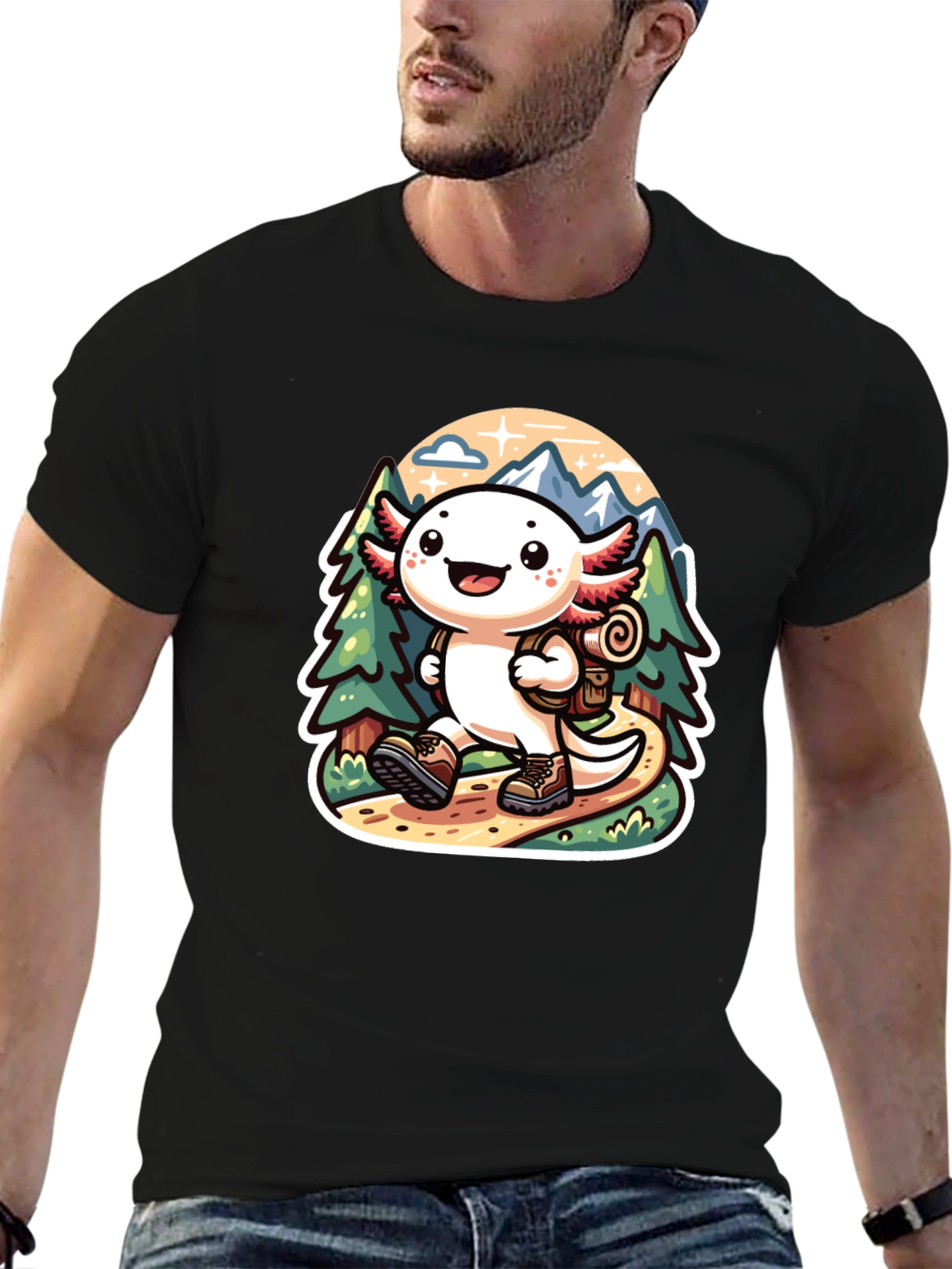 Axolotl Hiking T-Shirt