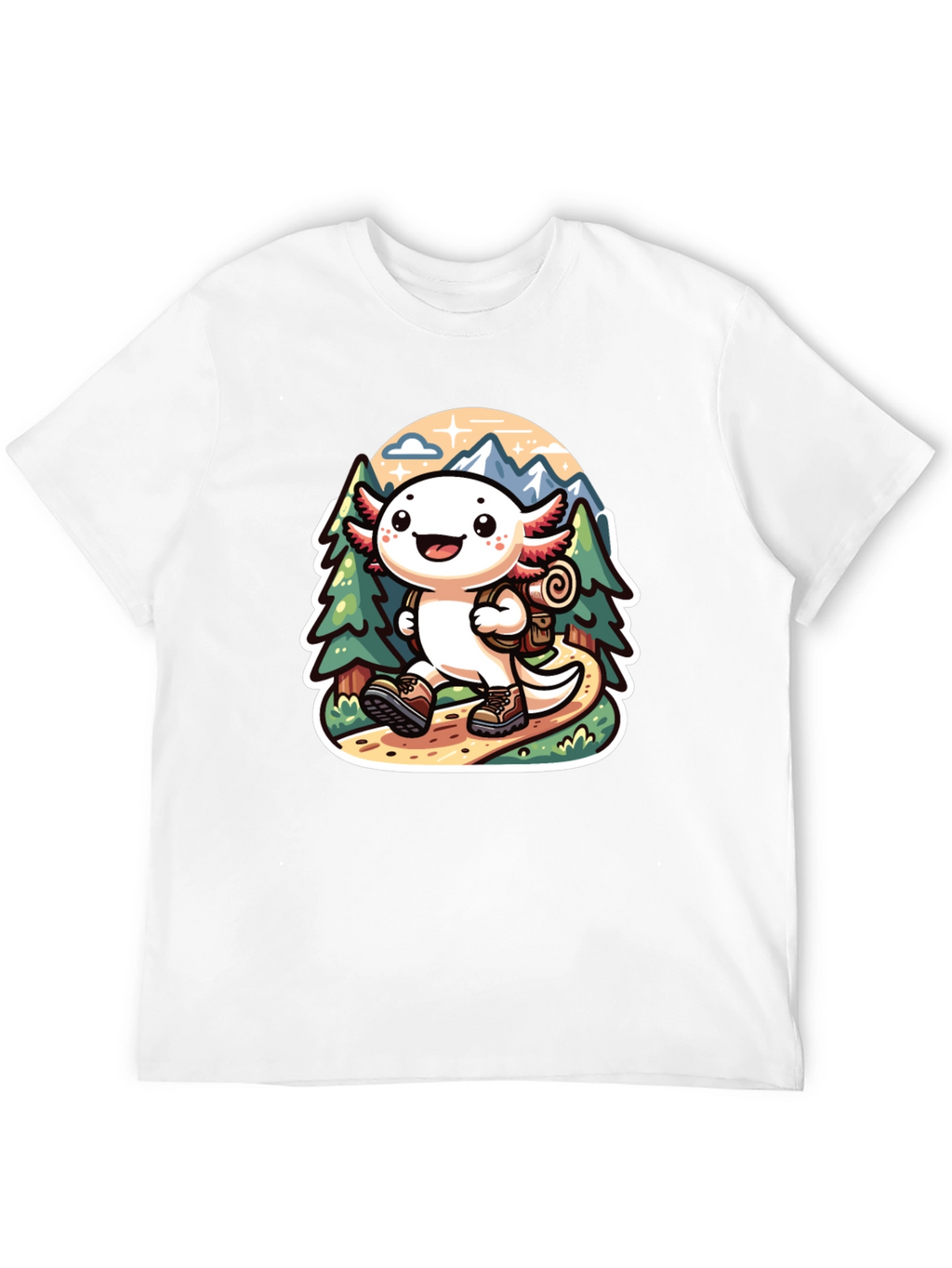 Axolotl Hiking T-Shirt