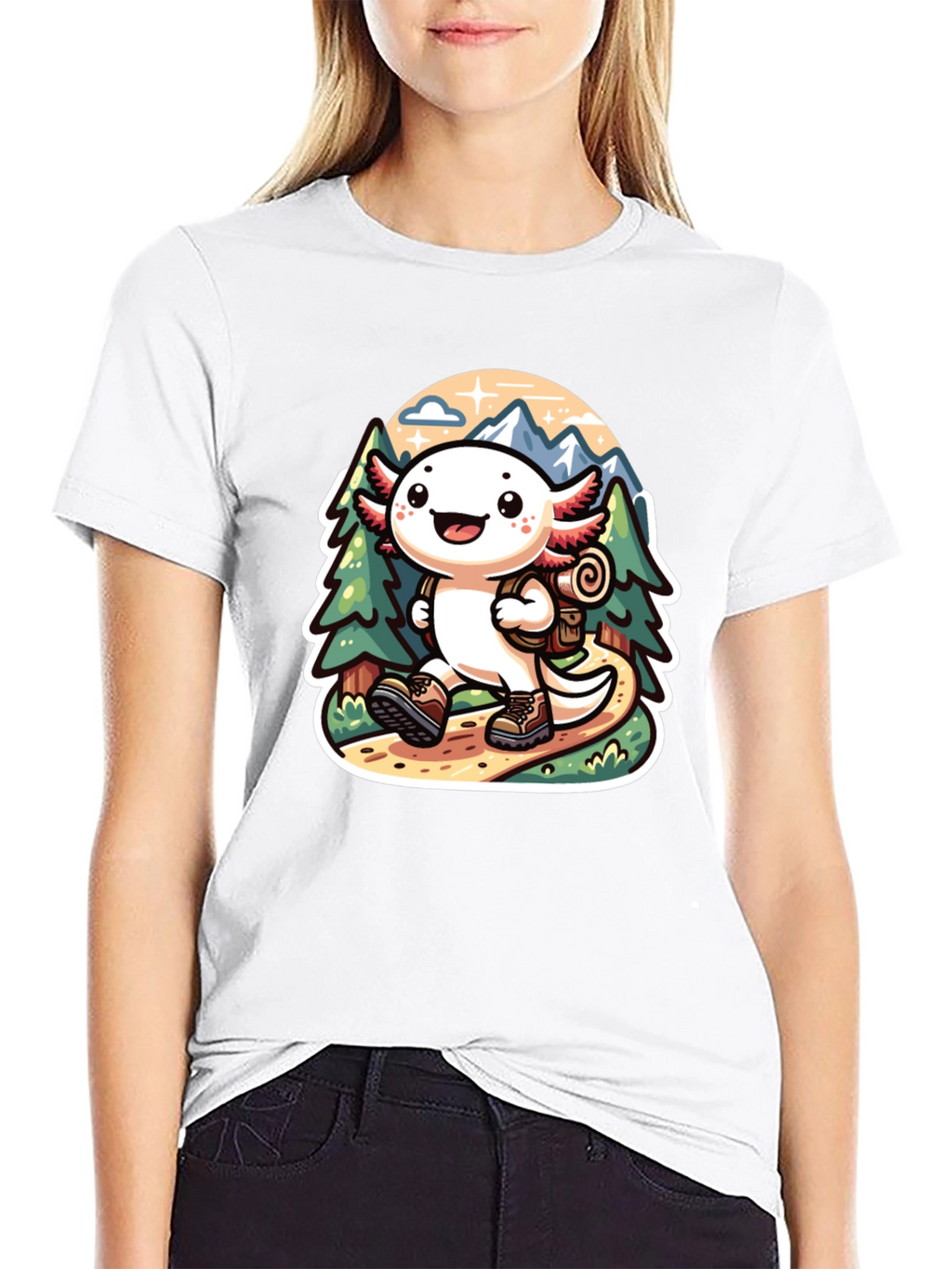 Axolotl Hiking T-Shirt