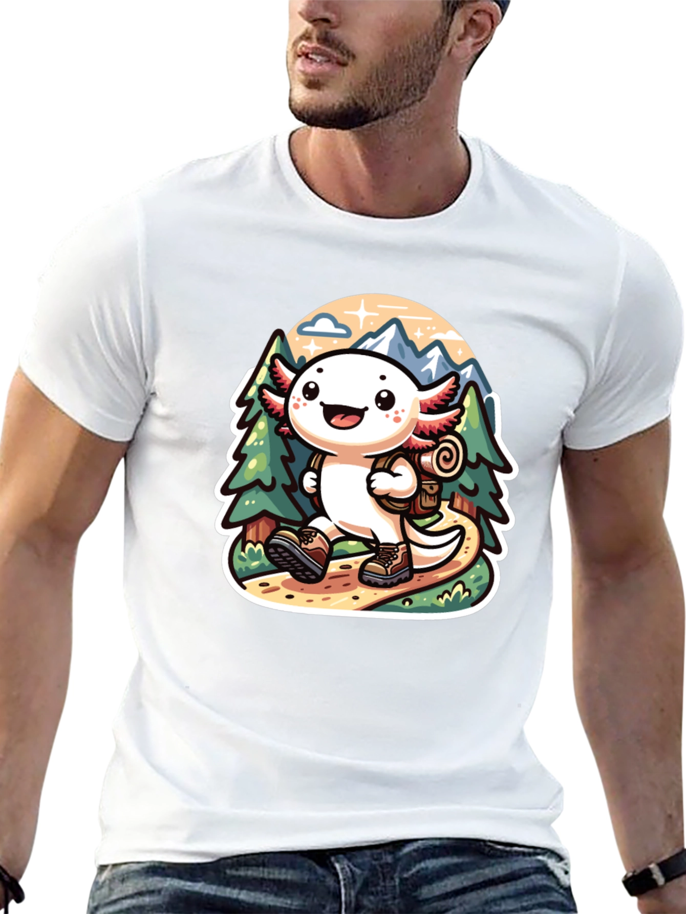 Axolotl Hiking T-Shirt