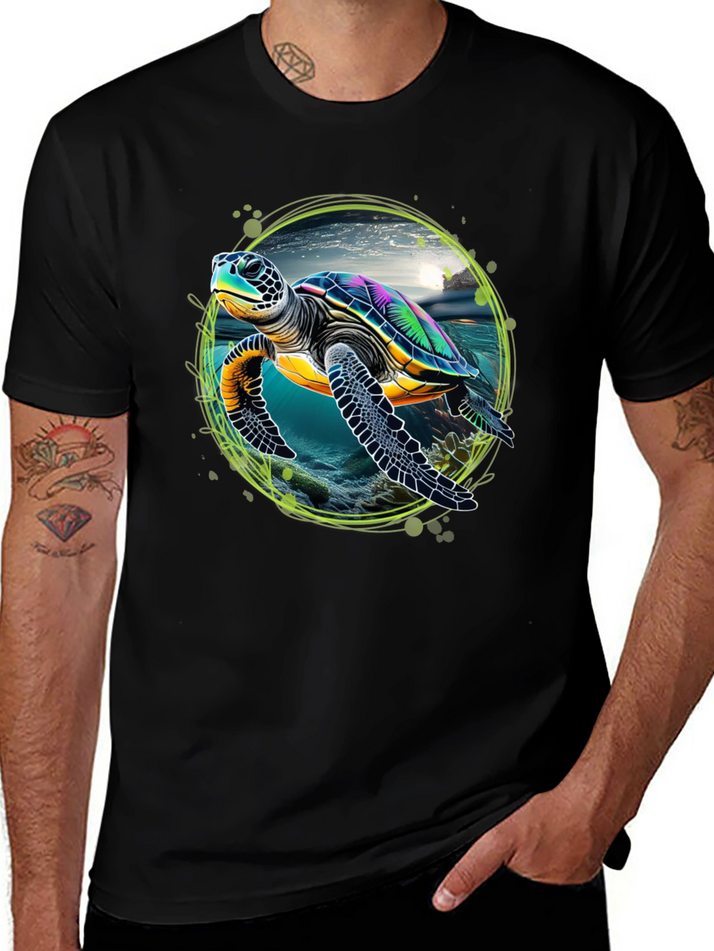 Sea Turtle Graphic Tee - Ocean Lovers T-Shirt