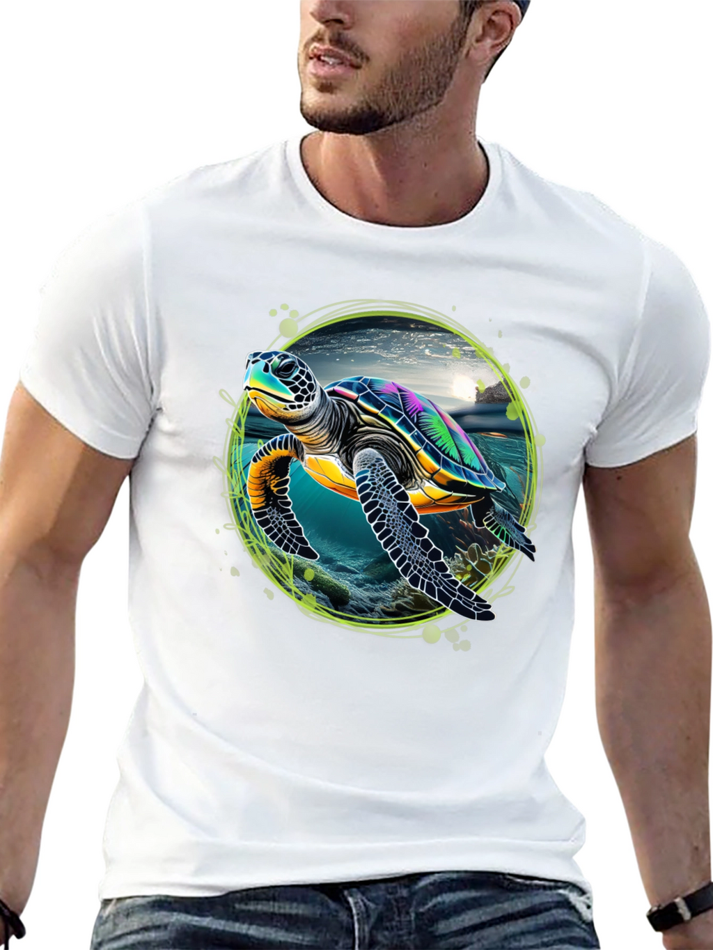 Sea Turtle Graphic Tee - Ocean Lovers T-Shirt