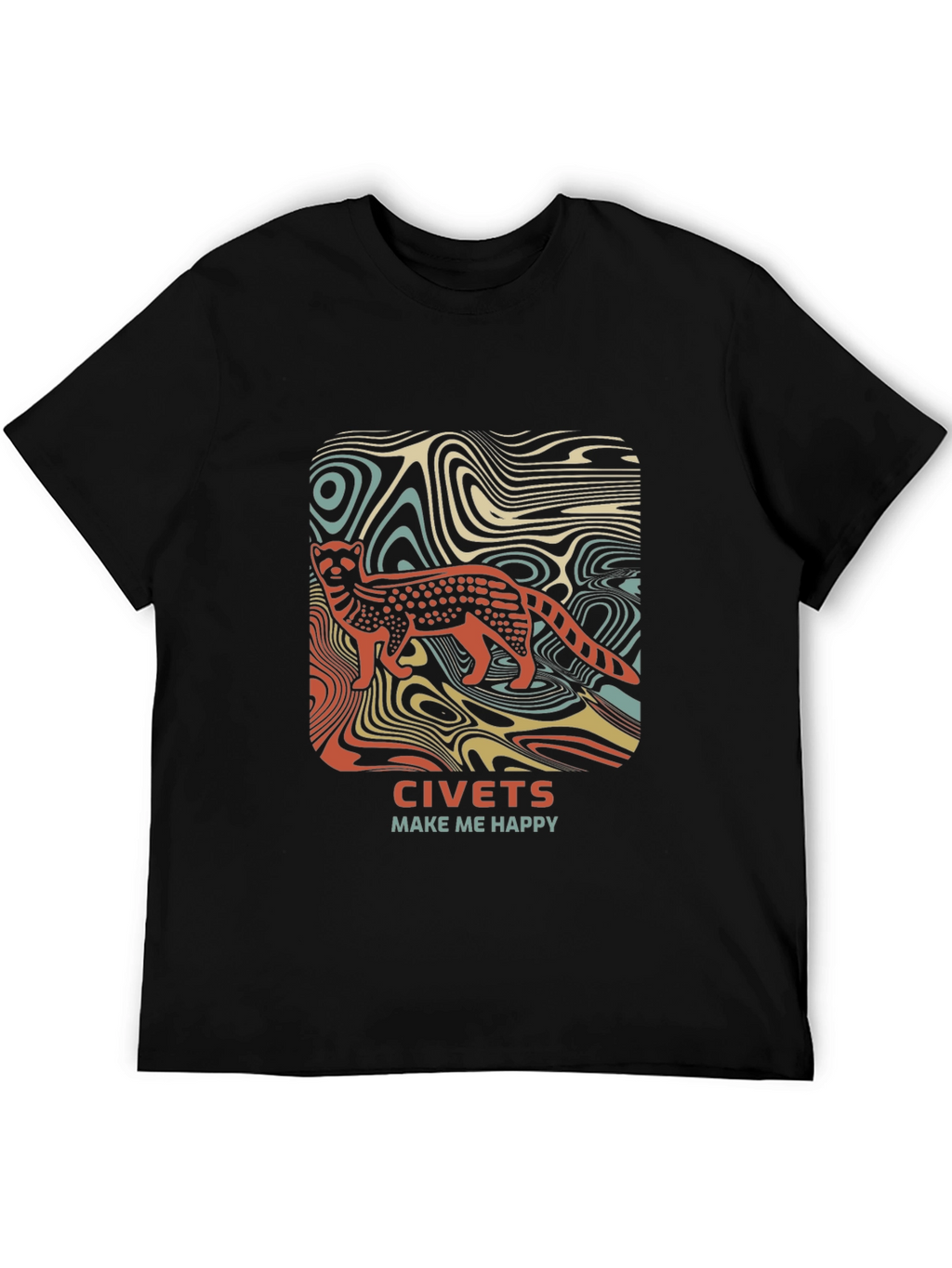 Civets Make Me Happy Graphic T-Shirt