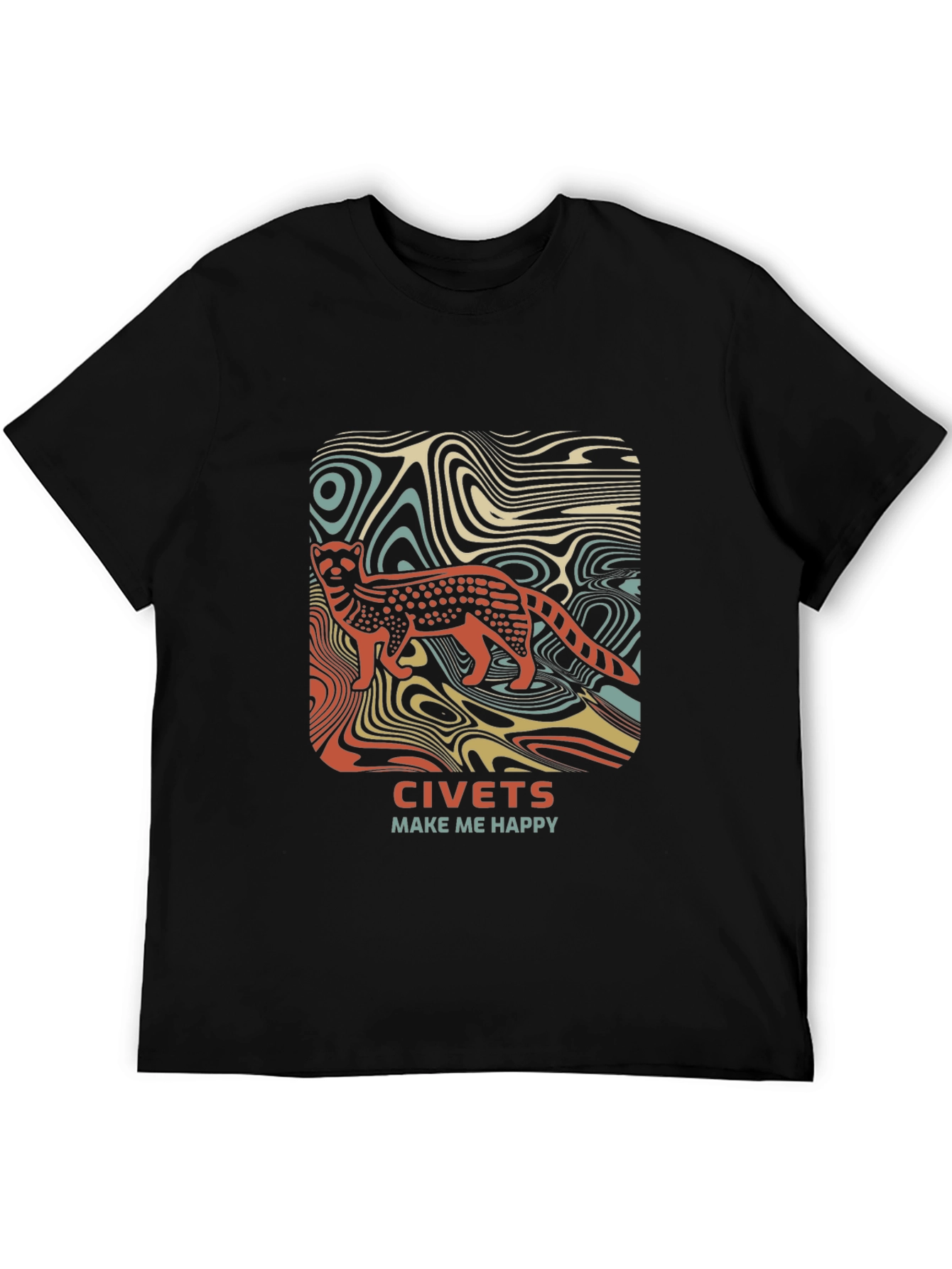 Civets Make Me Happy Graphic T-Shirt